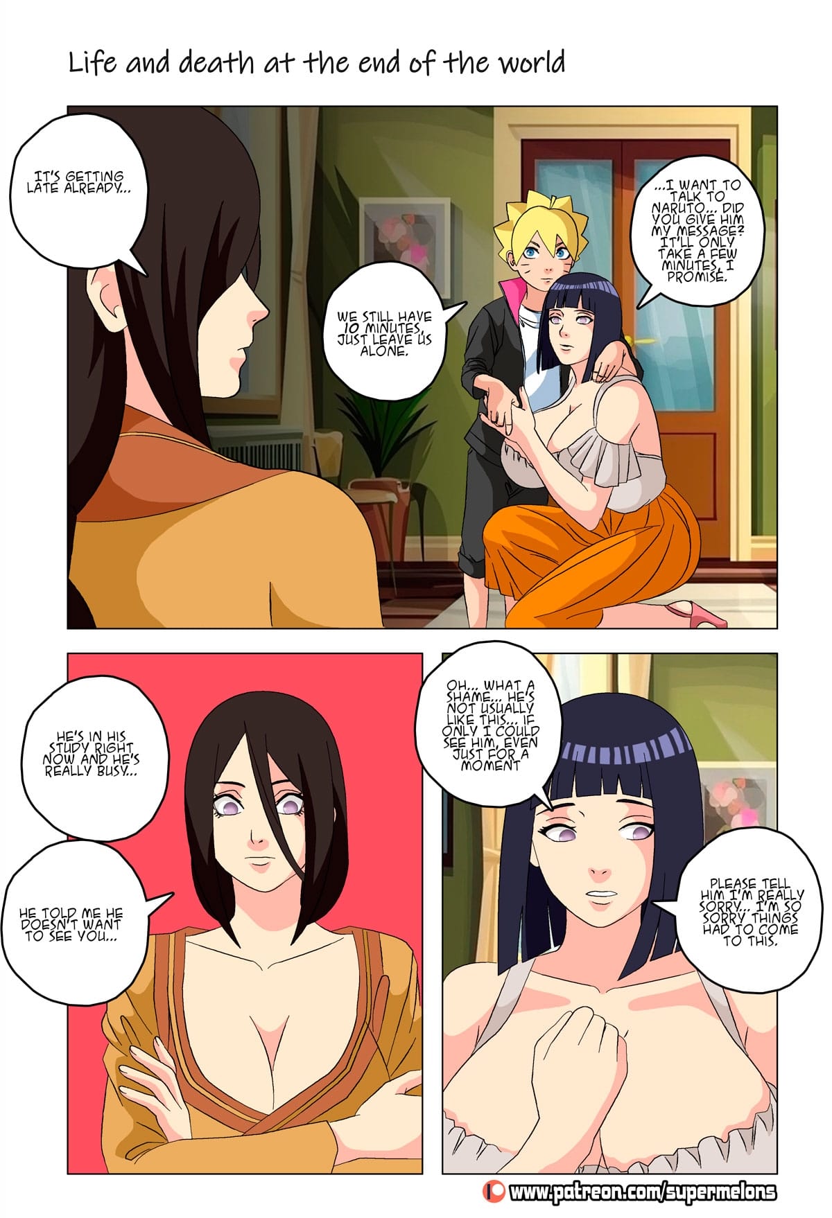 Life and Death at the End of the World (Boruto) [Super Melons] Chapter 1 Page 8