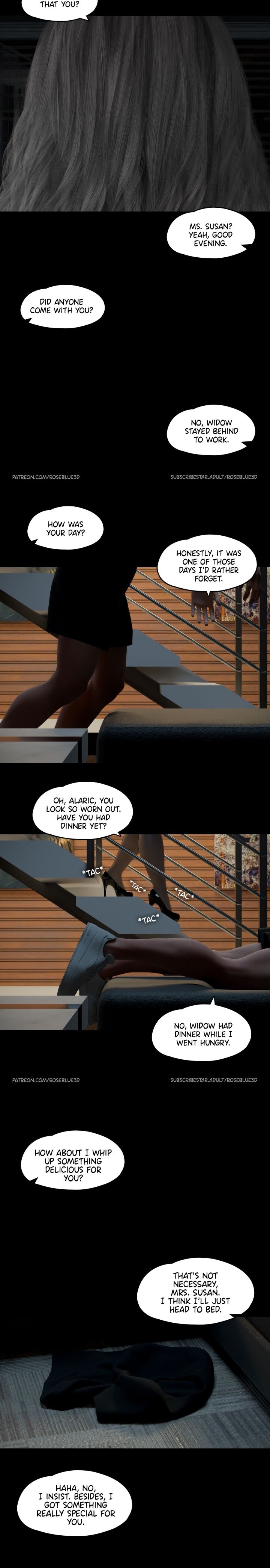 My Neighbor's Widow Raw Chapter 26 Page 36