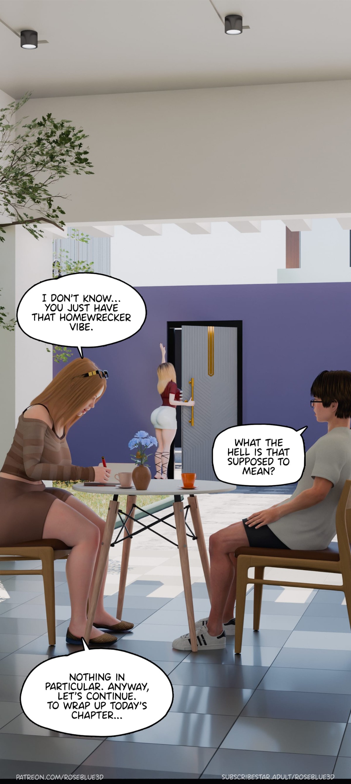 My Neighbor's Widow Raw Chapter 40 Page 87