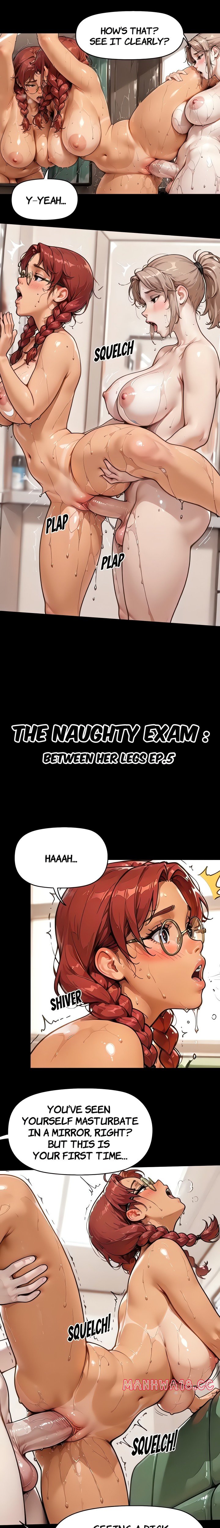 THE NAUGHTY EXAM꞉ Between Her Legs (Uncensored) Chapter 5 Page 1