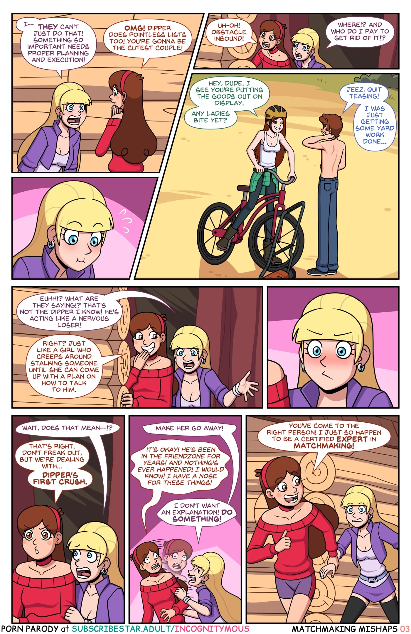 Matchmaking Mishaps (Gravity Falls) [Incognitymous] Chapter 1 Page 3