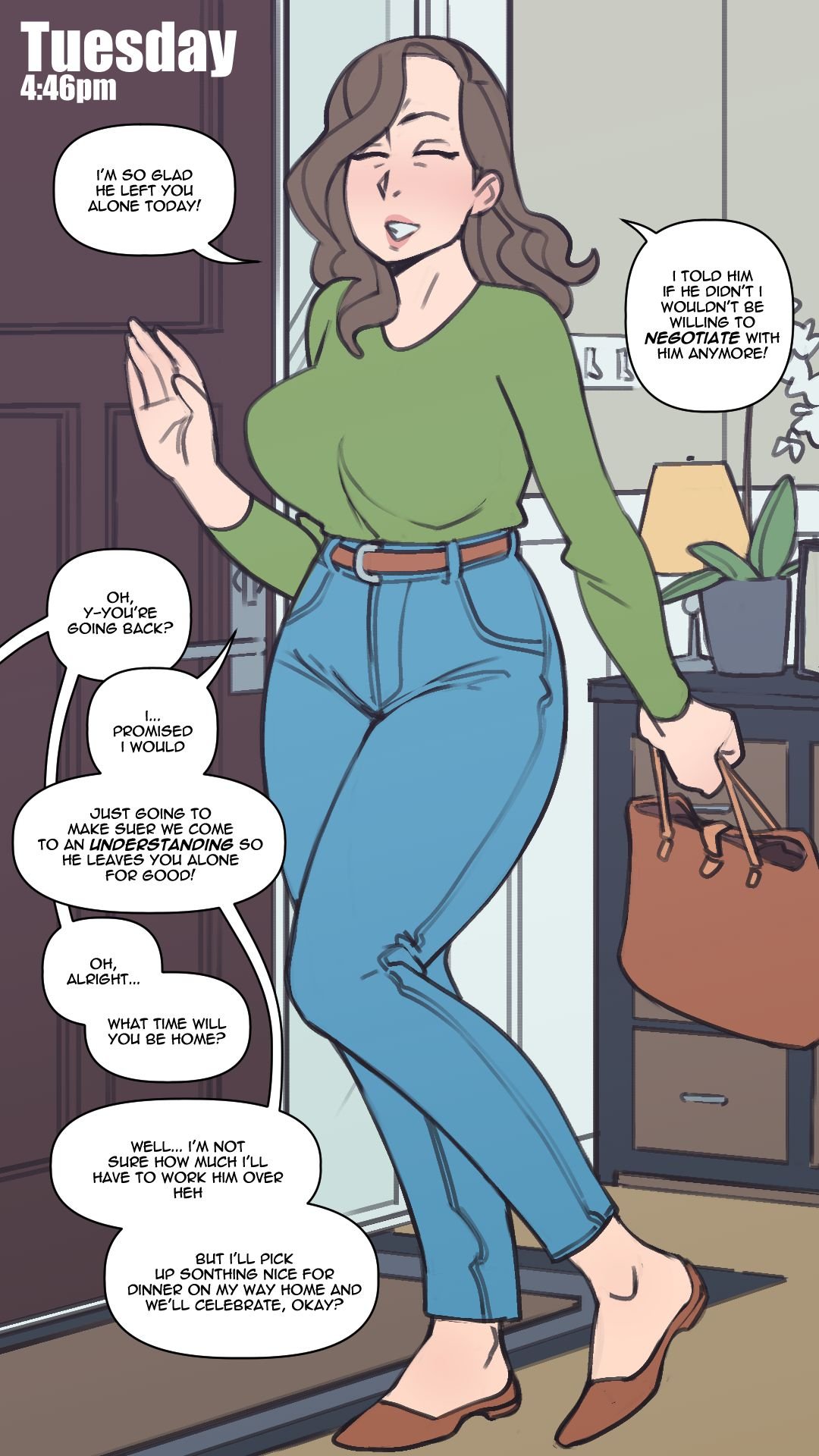 Mom deals with my bully Chapter 1 Page 4