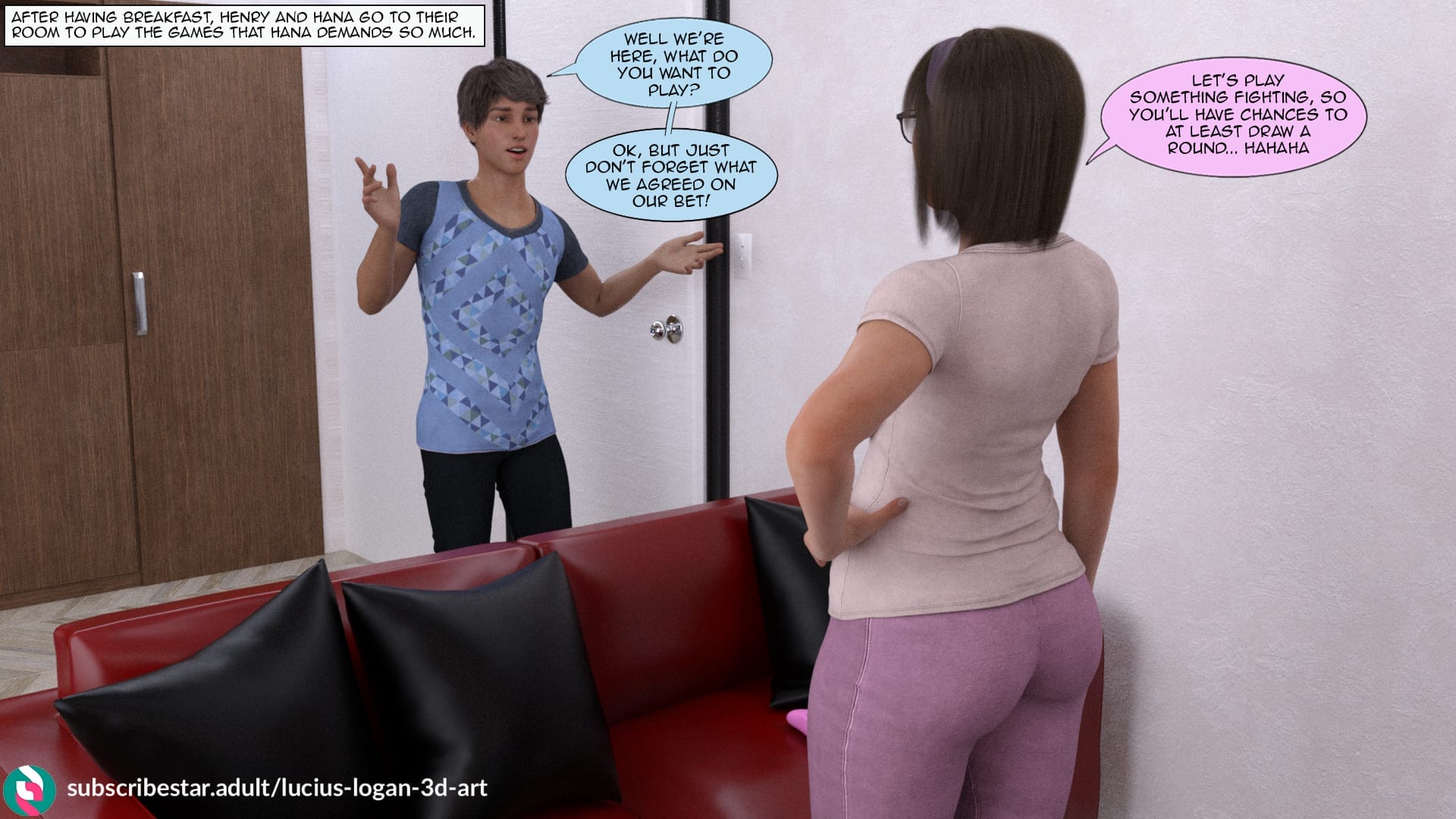 My New Girlfriend? [Lucius Logan] Chapter 1 Page 54