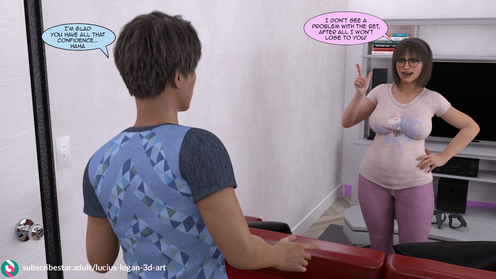 My New Girlfriend? [Lucius Logan] Chapter 1 Page 55