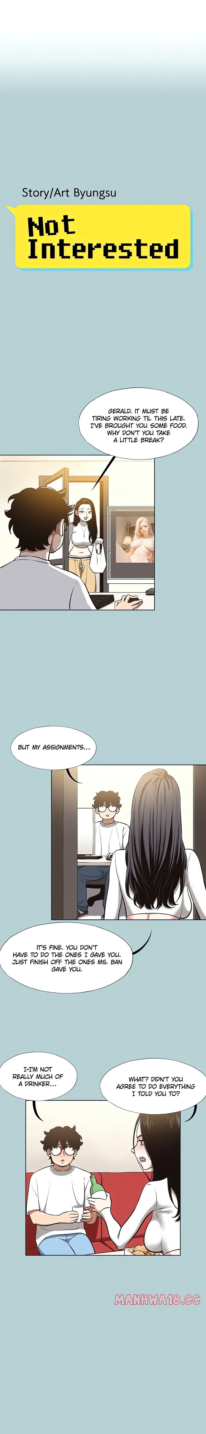 Not Interested Chapter 9 Page 1