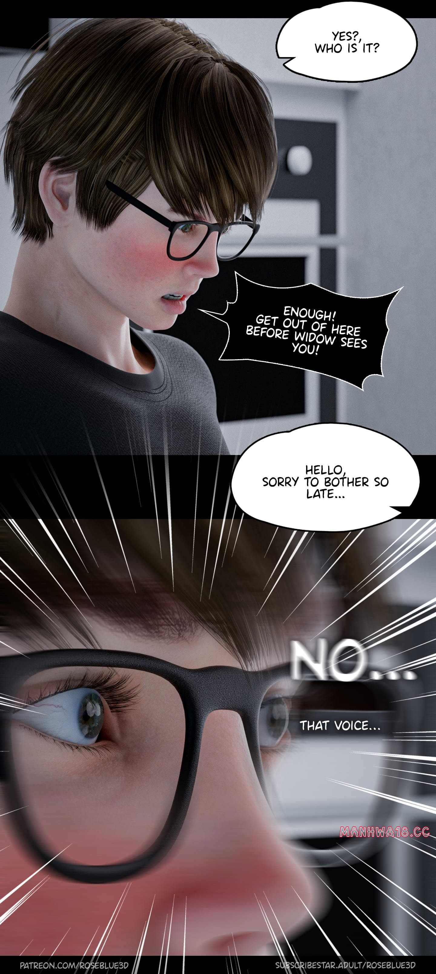 My Neighbor's Widow Raw Chapter 36 Page 78