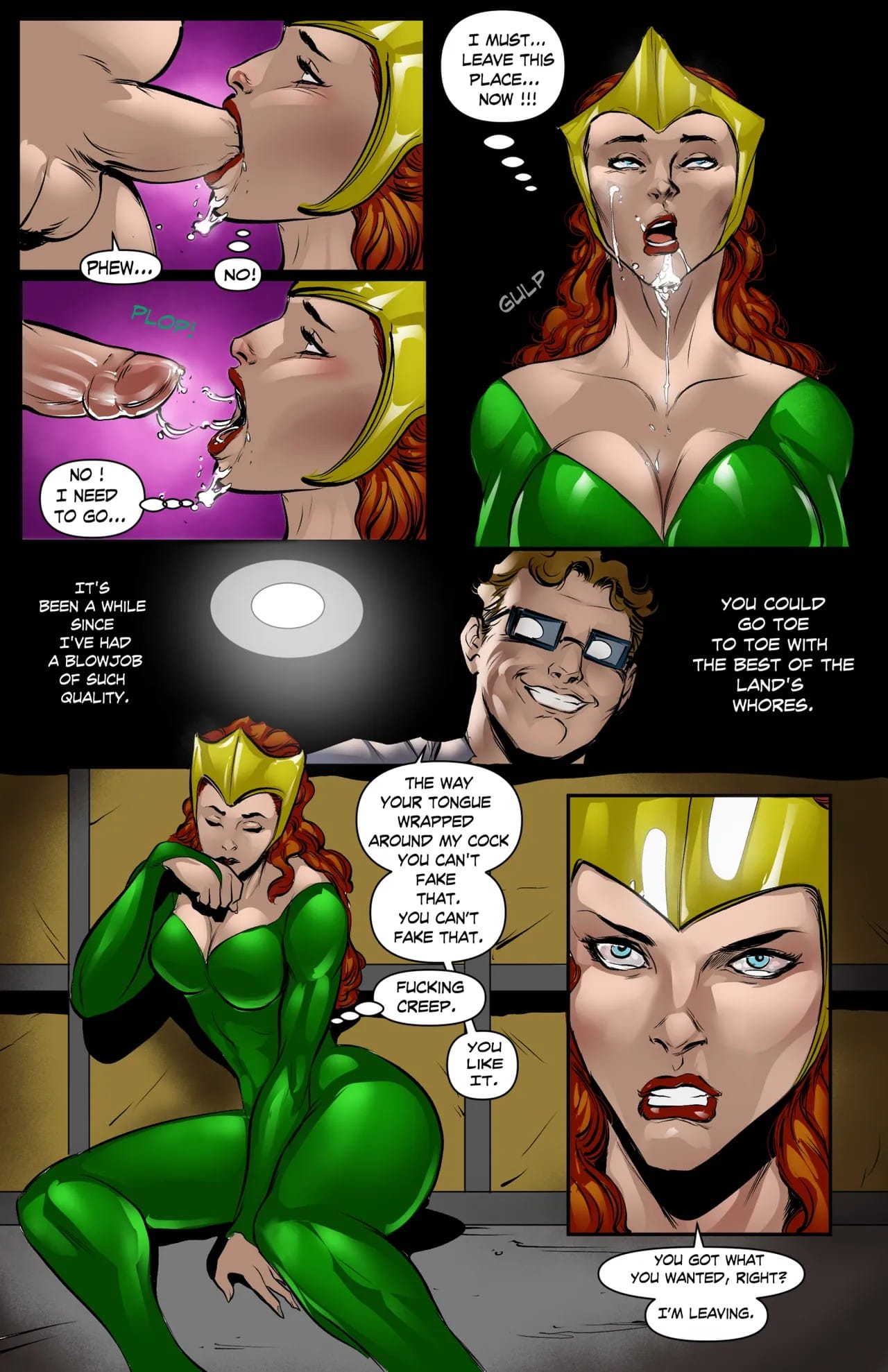 Mera Gets Blackmailed (Justice League) [Metrinome] Chapter 1 Page 14