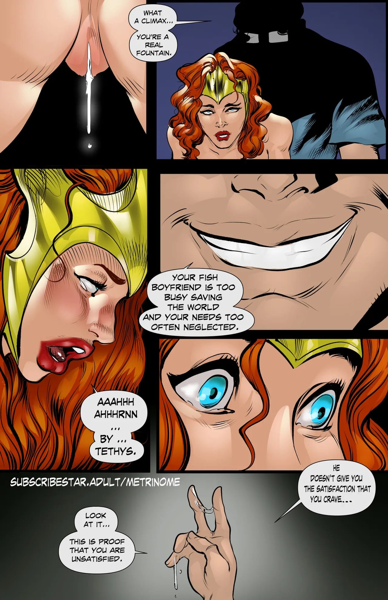 Mera Gets Blackmailed (Justice League) [Metrinome] Chapter 1 Page 24