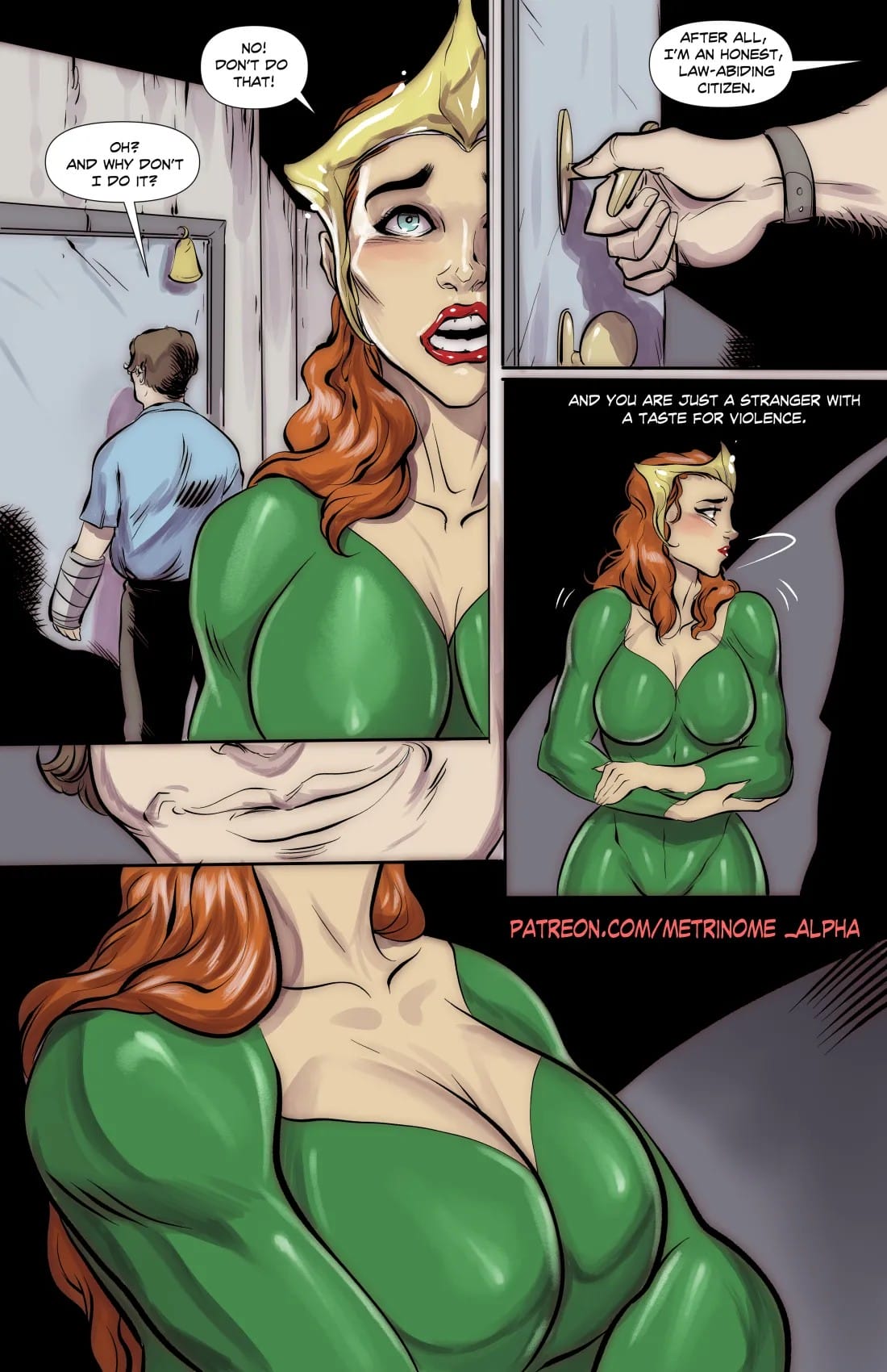 Mera Gets Blackmailed (Justice League) [Metrinome] Chapter 1 Page 4