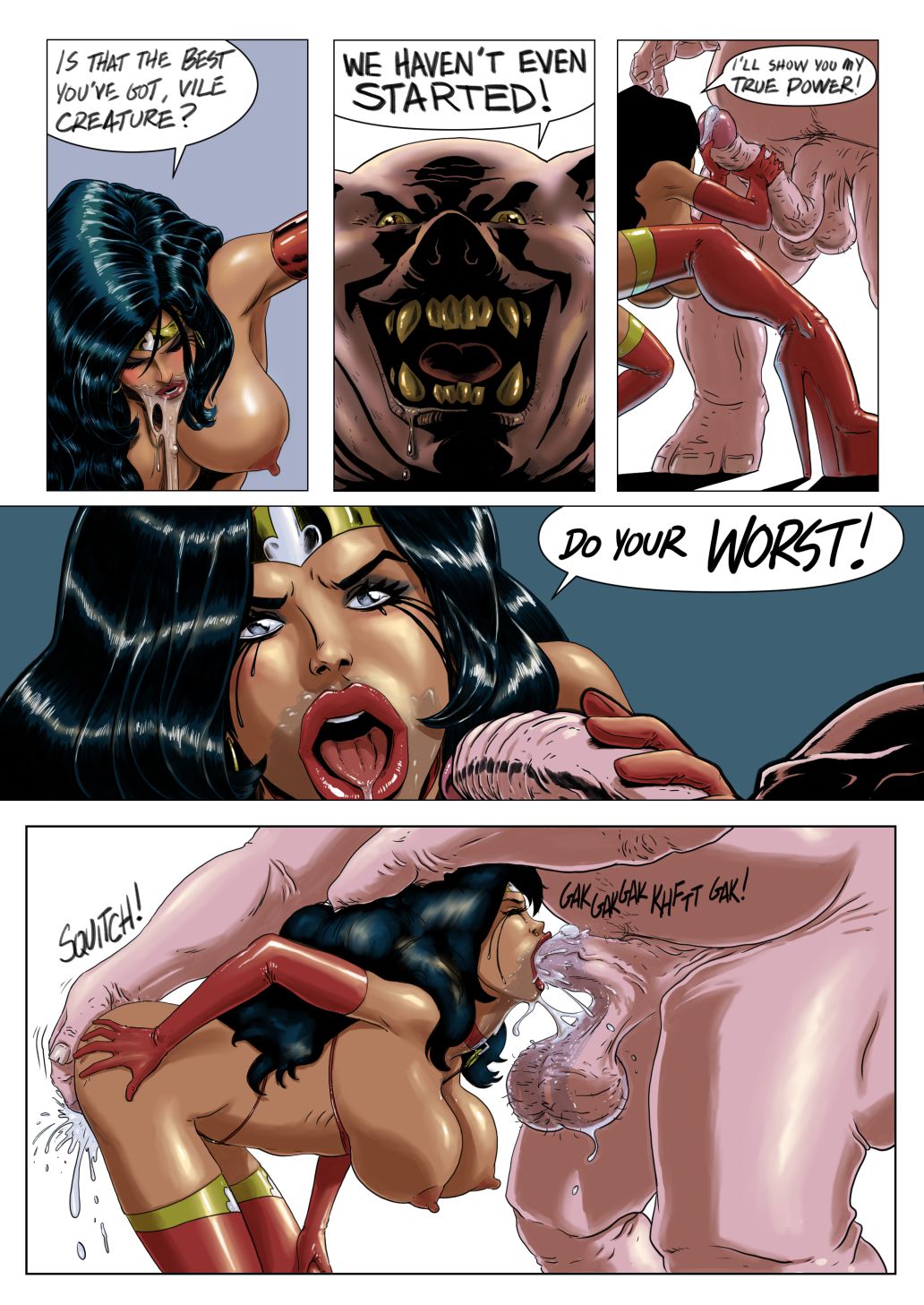Wondercunt (Justice League) [Fenris Comix] Chapter 1 Page 8