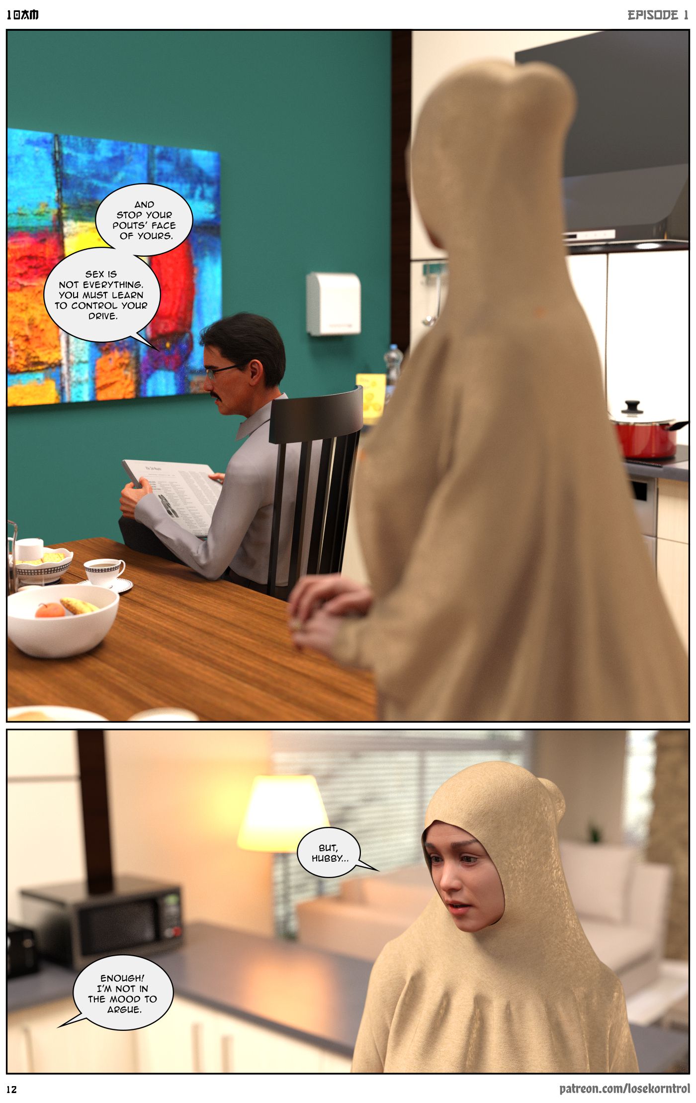 10 AM [LoseKorntrol, Hijab 3DX] Chapter 1 Page 13