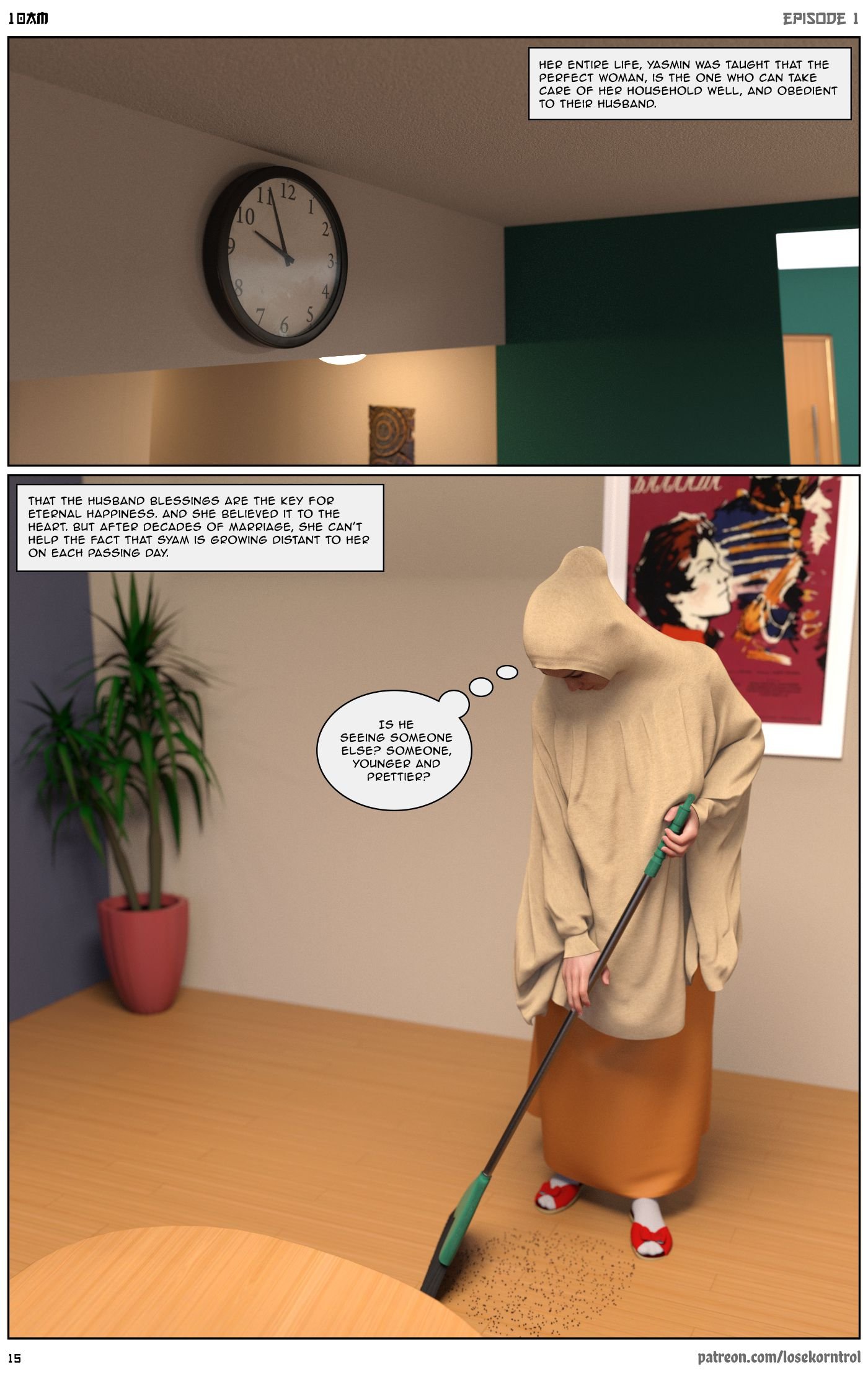10 AM [LoseKorntrol, Hijab 3DX] Chapter 1 Page 16