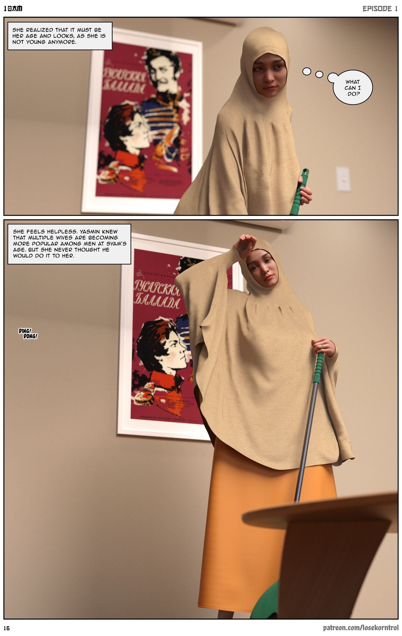 10 AM [LoseKorntrol, Hijab 3DX] Chapter 1 Page 17