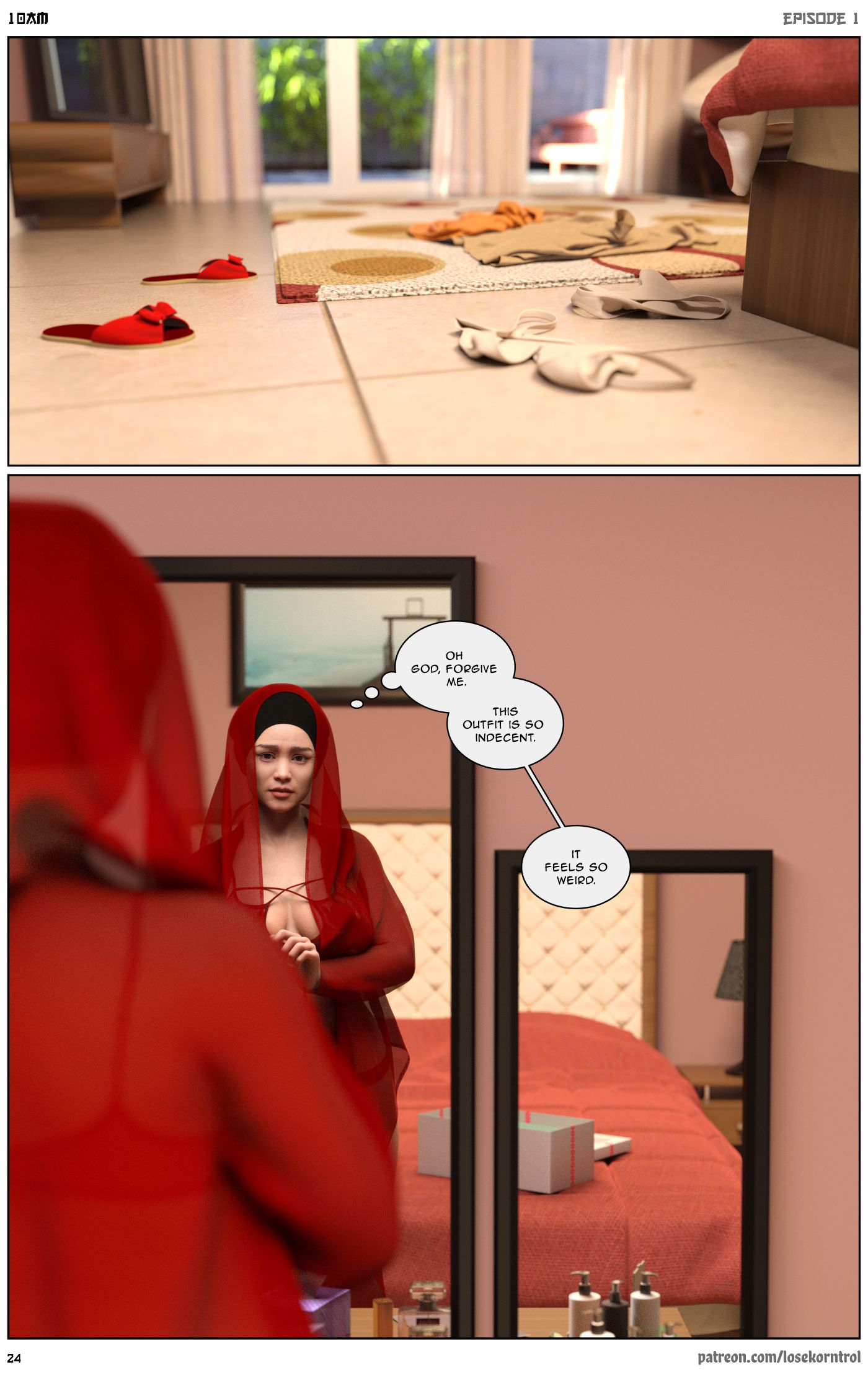 10 AM [LoseKorntrol, Hijab 3DX] Chapter 1 Page 25