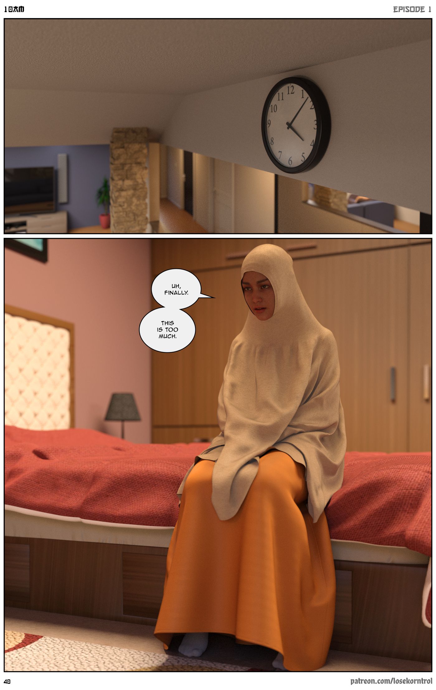 10 AM [LoseKorntrol, Hijab 3DX] Chapter 1 Page 41