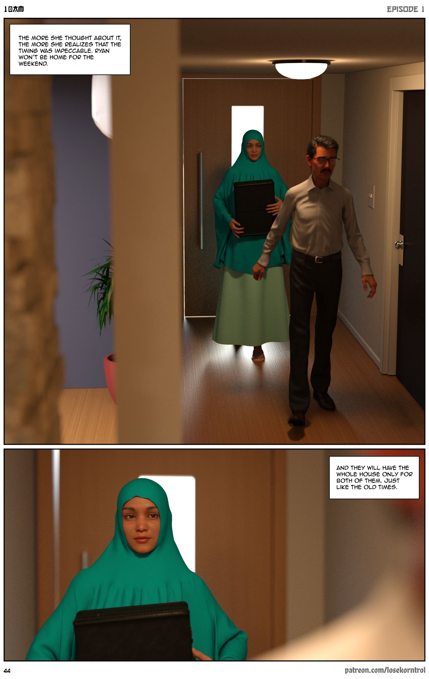 10 AM [LoseKorntrol, Hijab 3DX] Chapter 1 Page 45