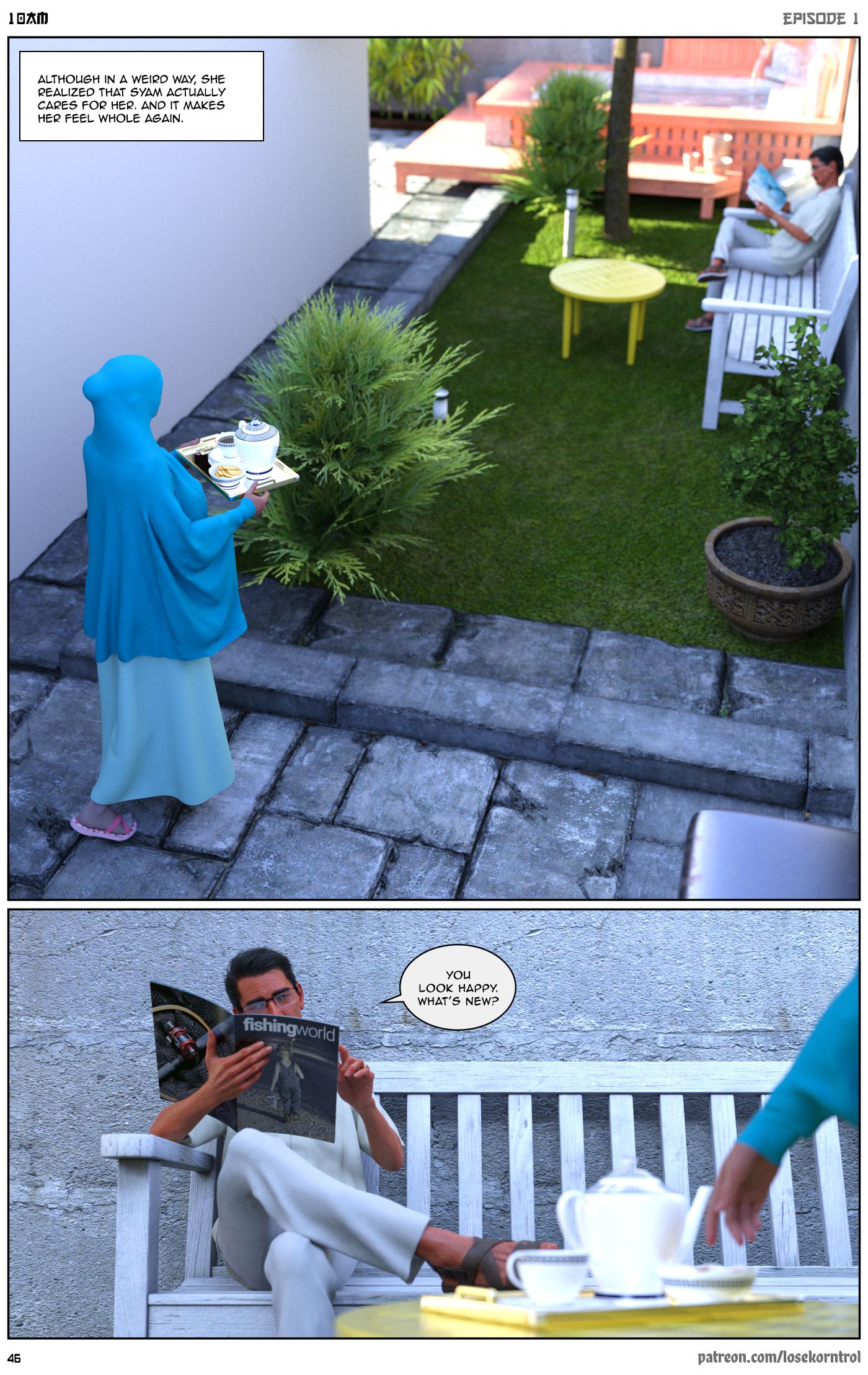 10 AM [LoseKorntrol, Hijab 3DX] Chapter 1 Page 47