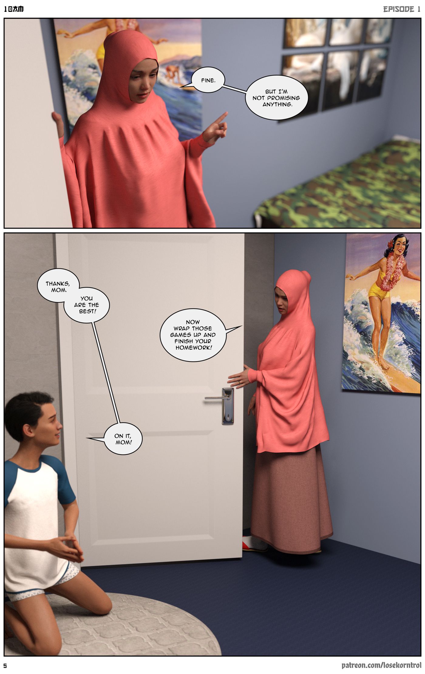 10 AM [LoseKorntrol, Hijab 3DX] Chapter 1 Page 6