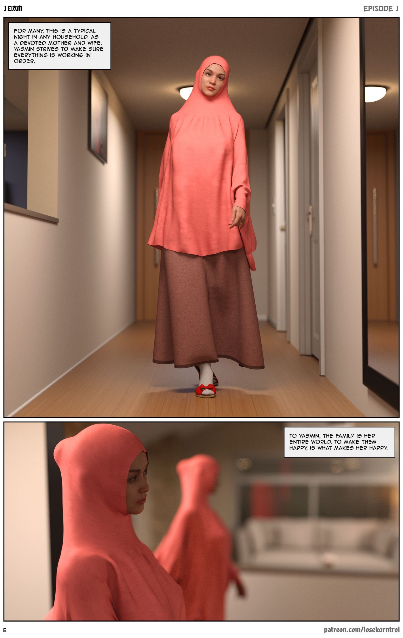 10 AM [LoseKorntrol, Hijab 3DX] Chapter 1 Page 7
