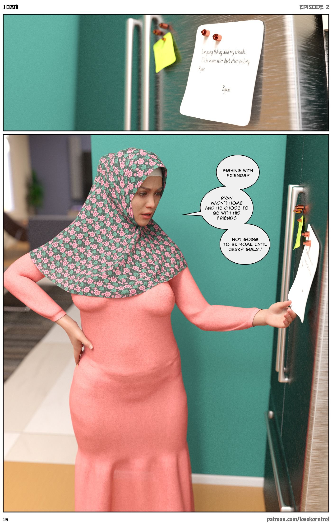 10 AM [LoseKorntrol, Hijab 3DX] Chapter 2 Page 15