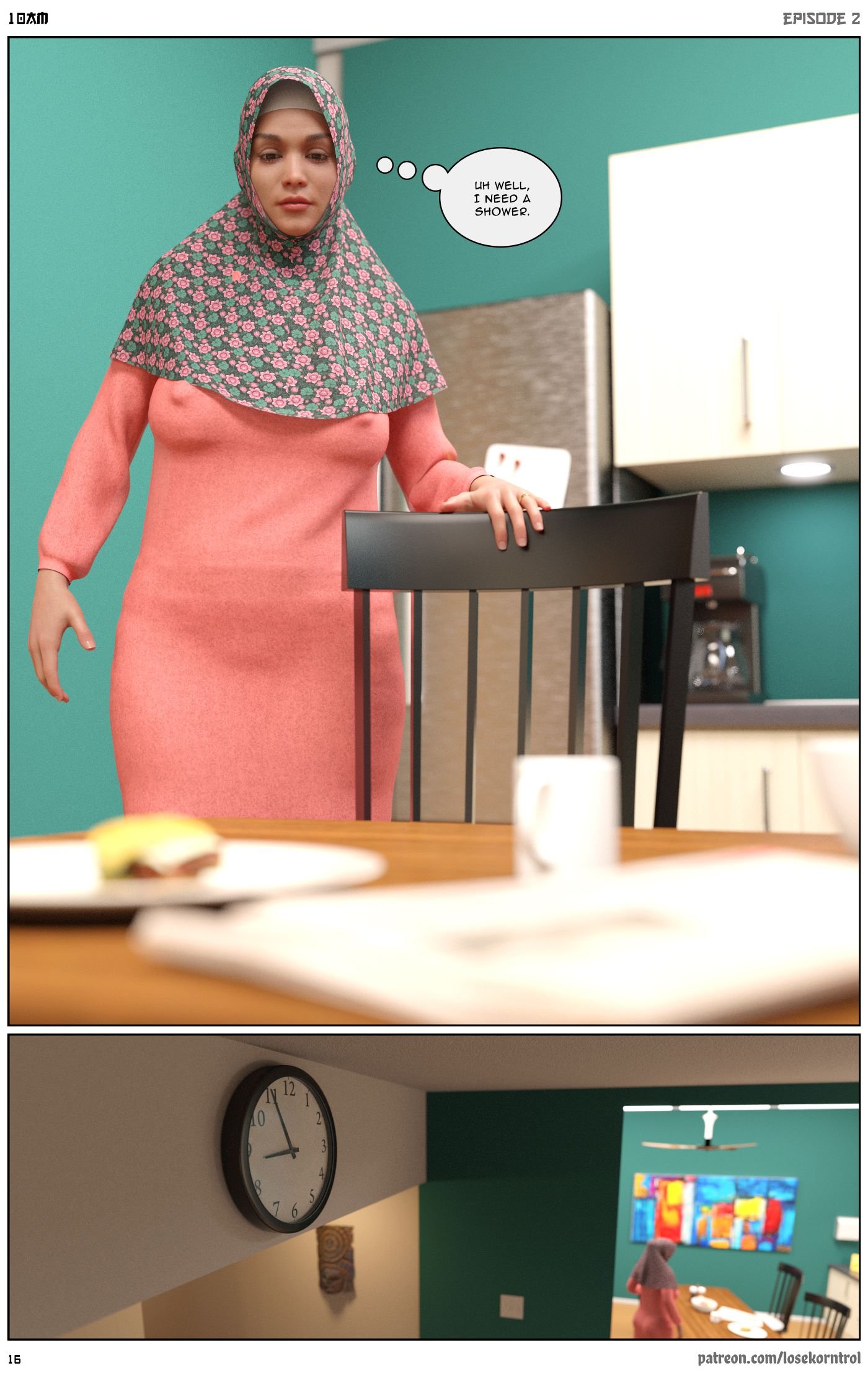 10 AM [LoseKorntrol, Hijab 3DX] Chapter 2 Page 16