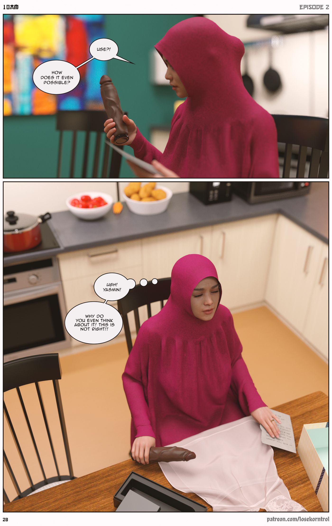 10 AM [LoseKorntrol, Hijab 3DX] Chapter 2 Page 28