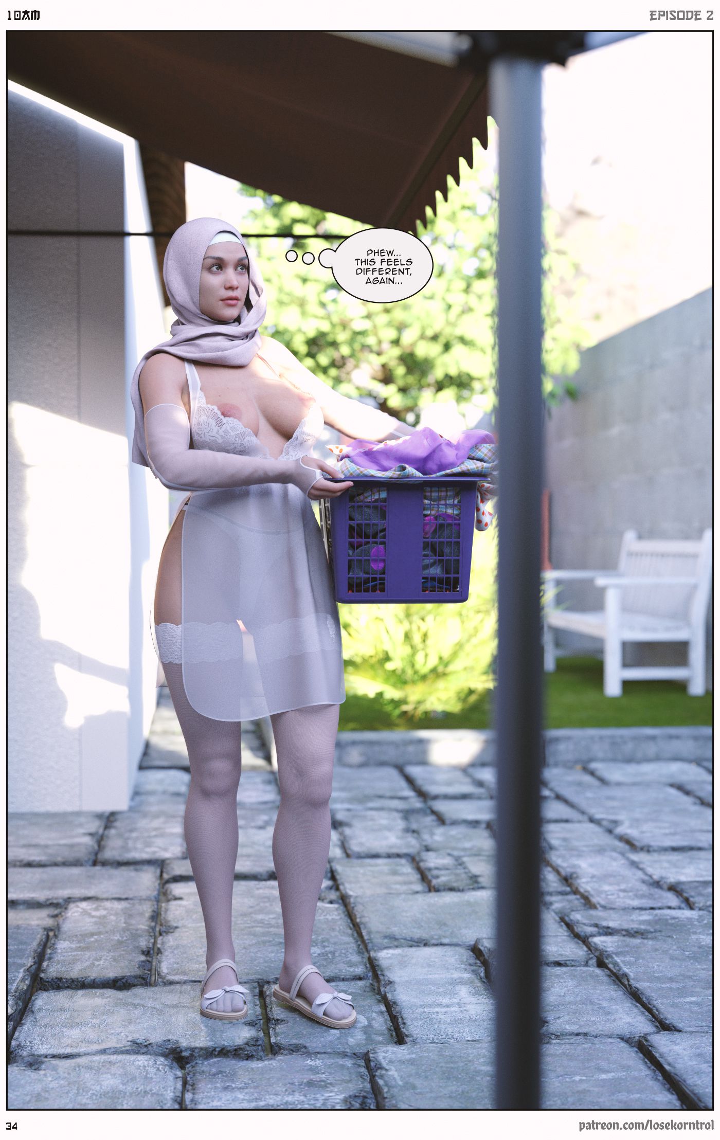 10 AM [LoseKorntrol, Hijab 3DX] Chapter 2 Page 34