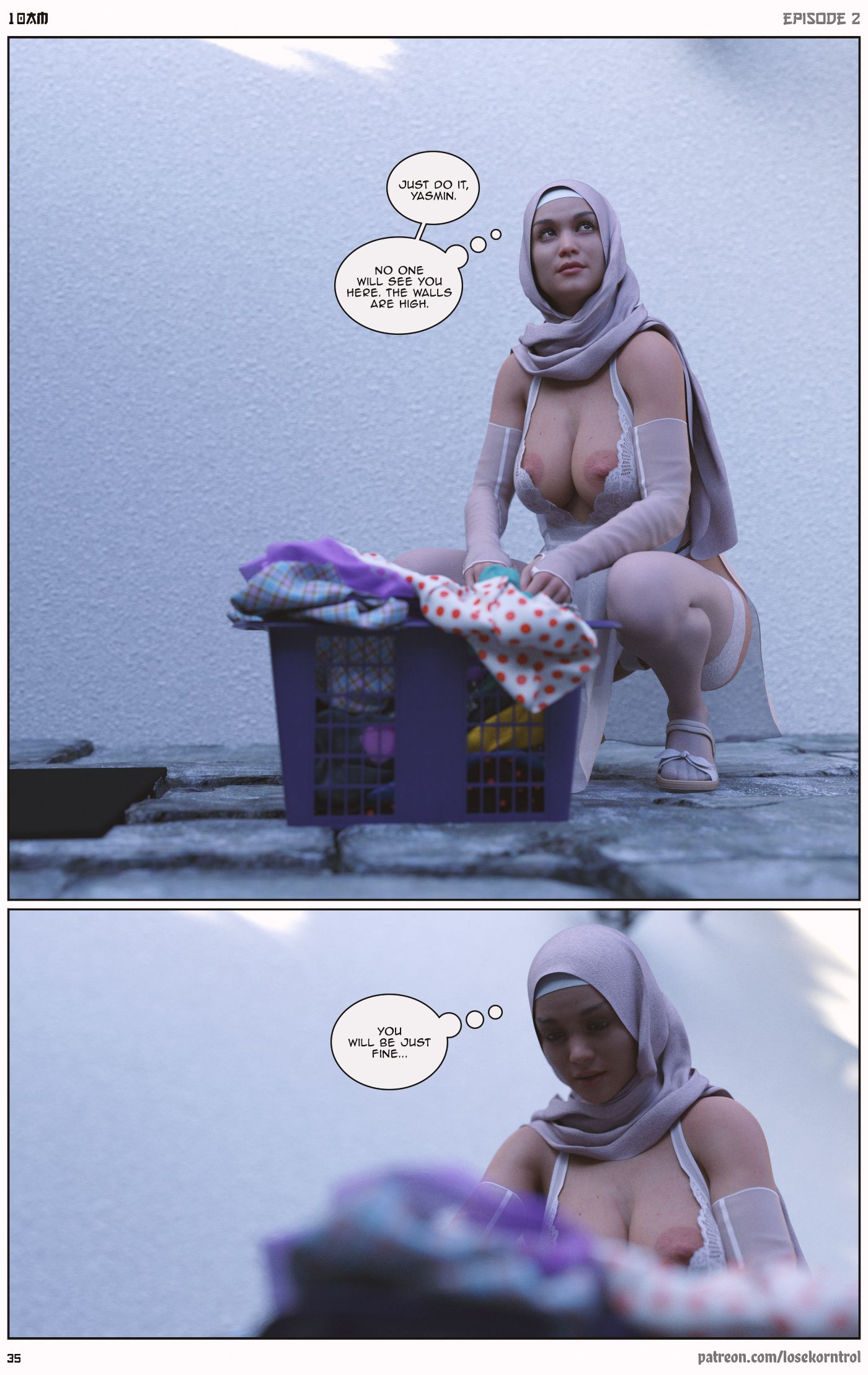 10 AM [LoseKorntrol, Hijab 3DX] Chapter 2 Page 35