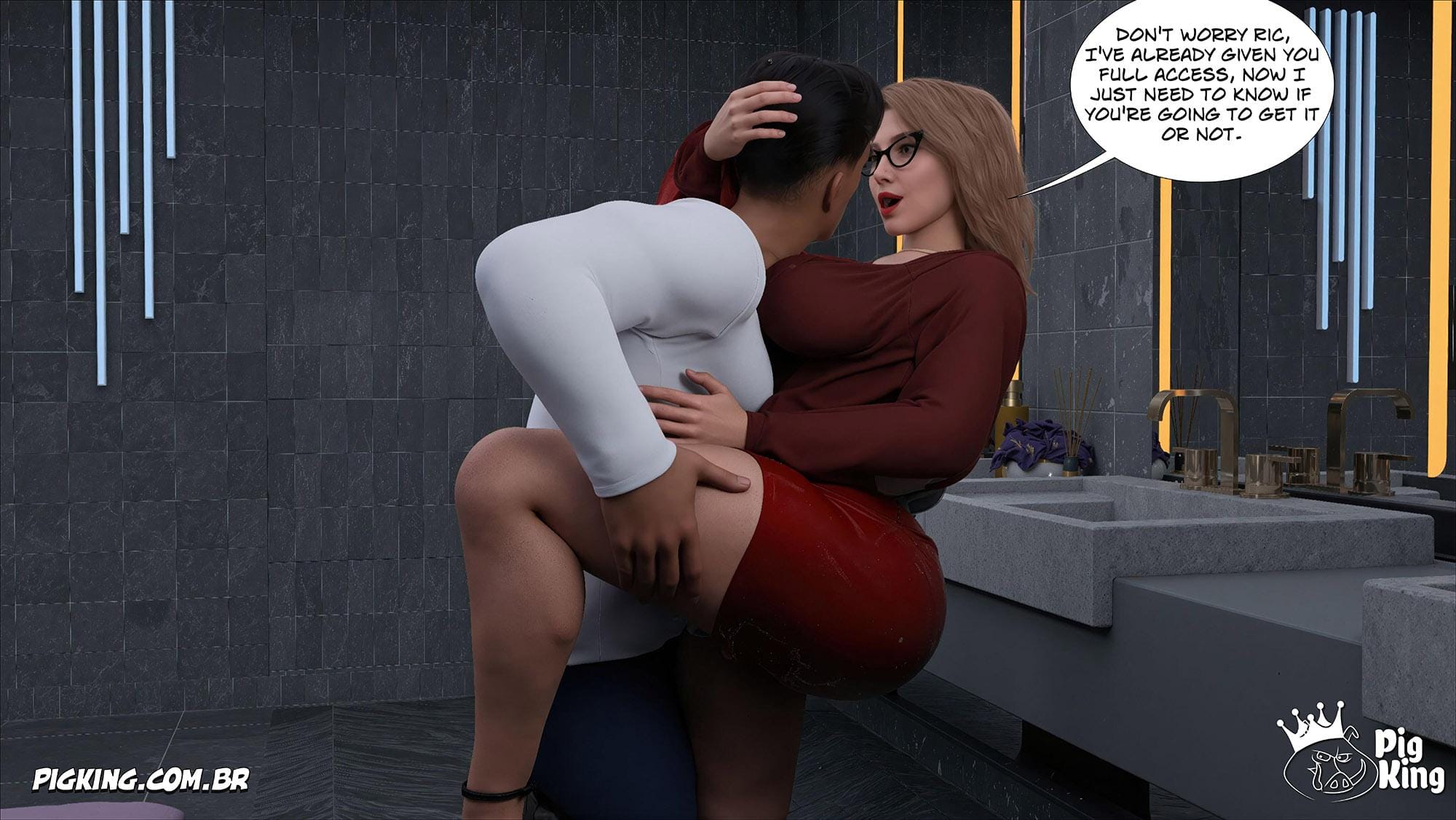The Meeting [CrazyDad3D] Chapter 3 Page 27