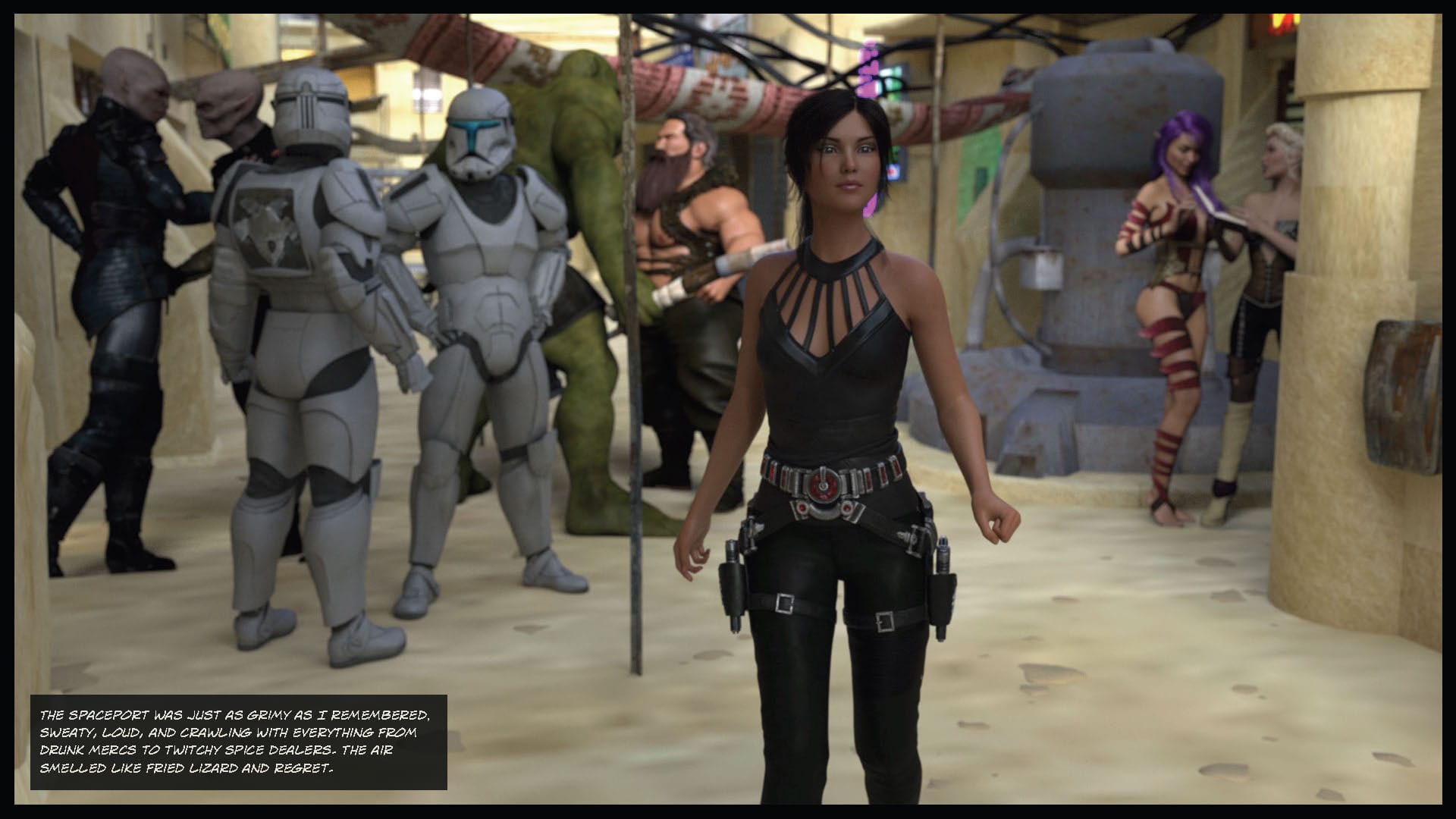 Star Whores (Star Wars) [Sexy3DComics | Gonzo] Chapter 1 Page 43