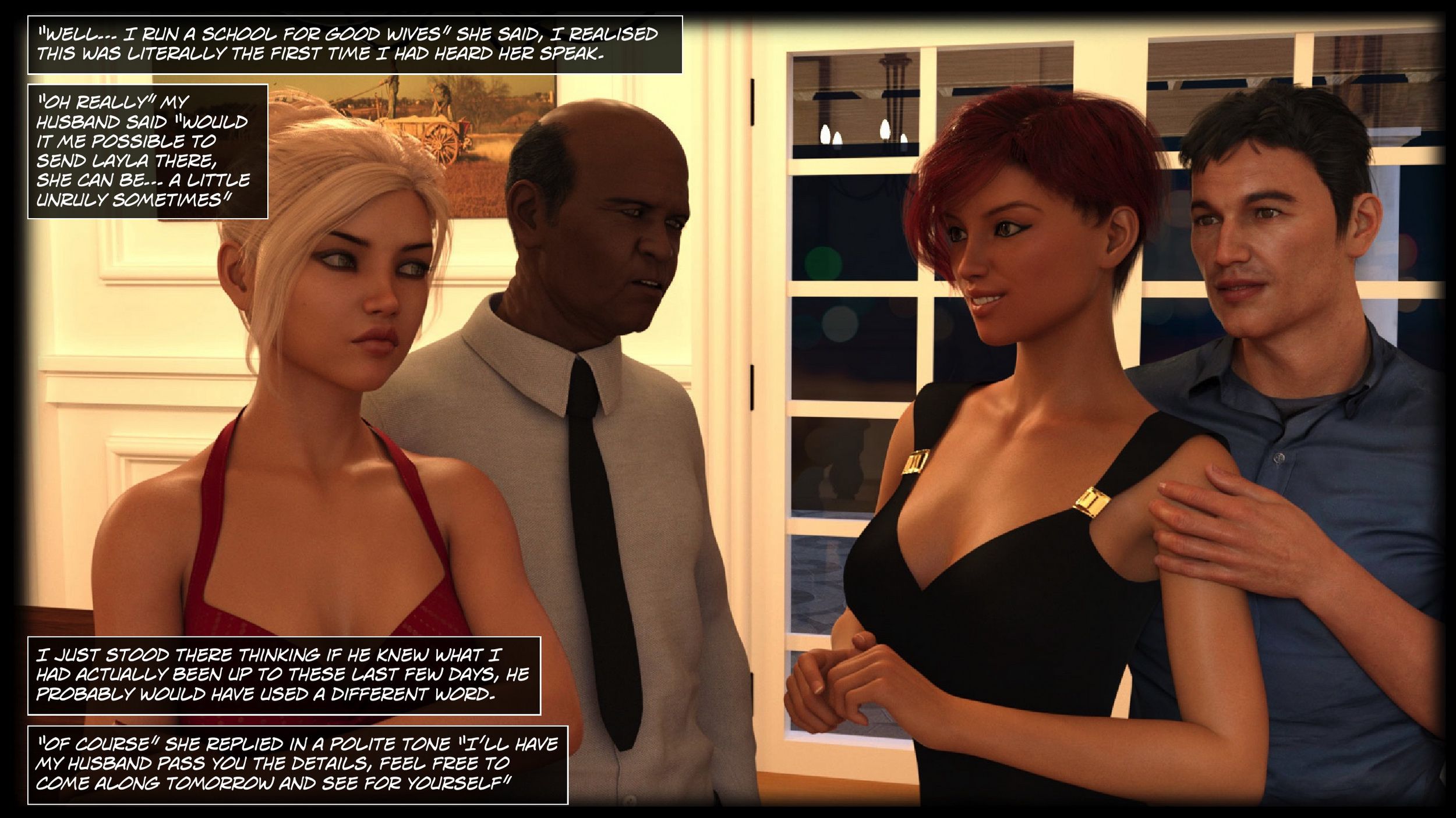 Blackmaled [Sexy3DComics] Chapter Blackmaled – Layla’s Story 3 Page 42