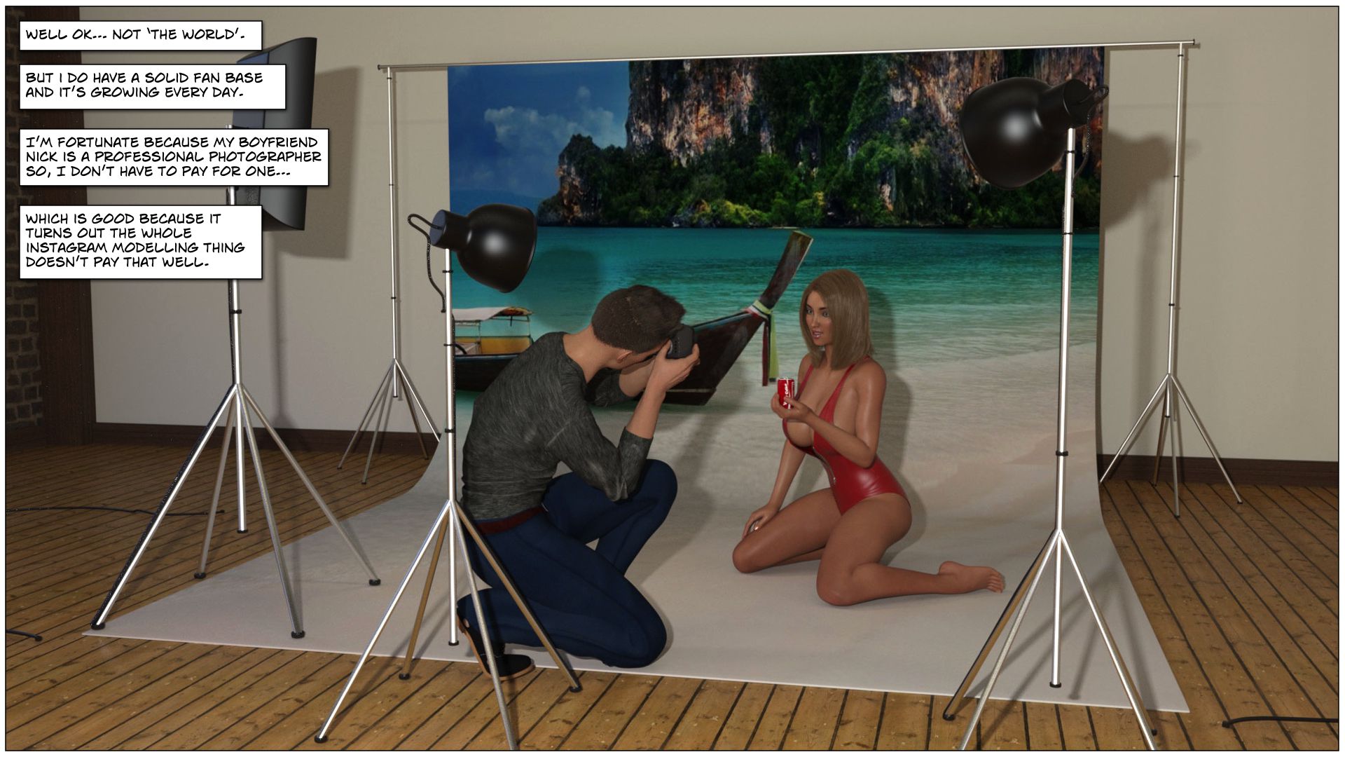 Blackmaled [Sexy3DComics] Chapter Blackmaled – Lenka’s Story 1 Page 10