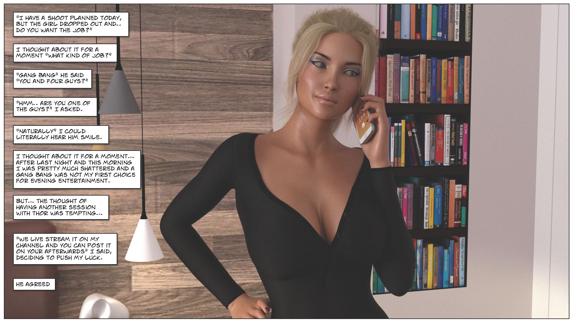 Blackmaled [Sexy3DComics] Chapter Blackmaled – Lenka’s Story 4 Page 33