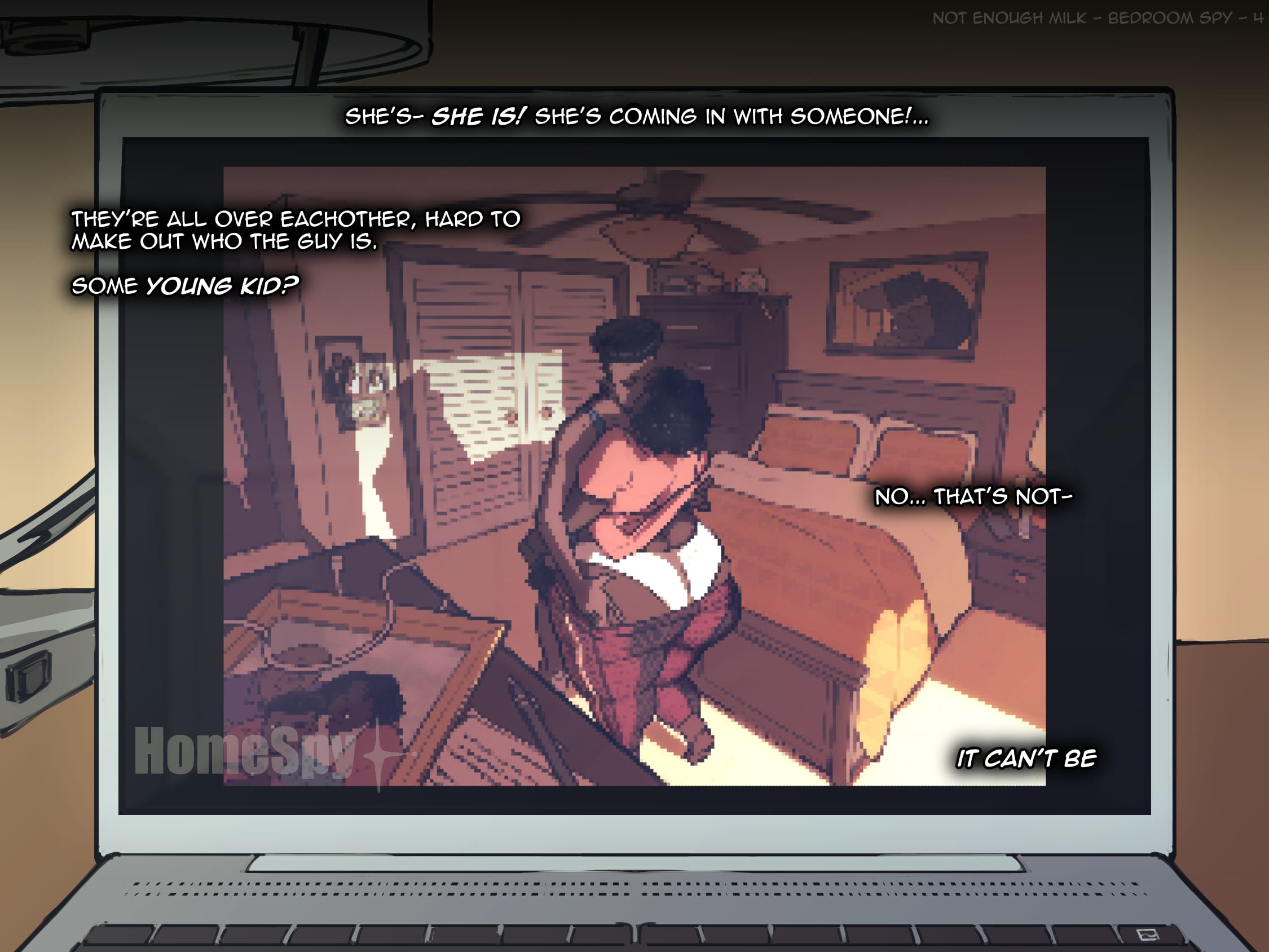 Bedroom Spy [NotEnoughMilk] Chapter 1 Page 4