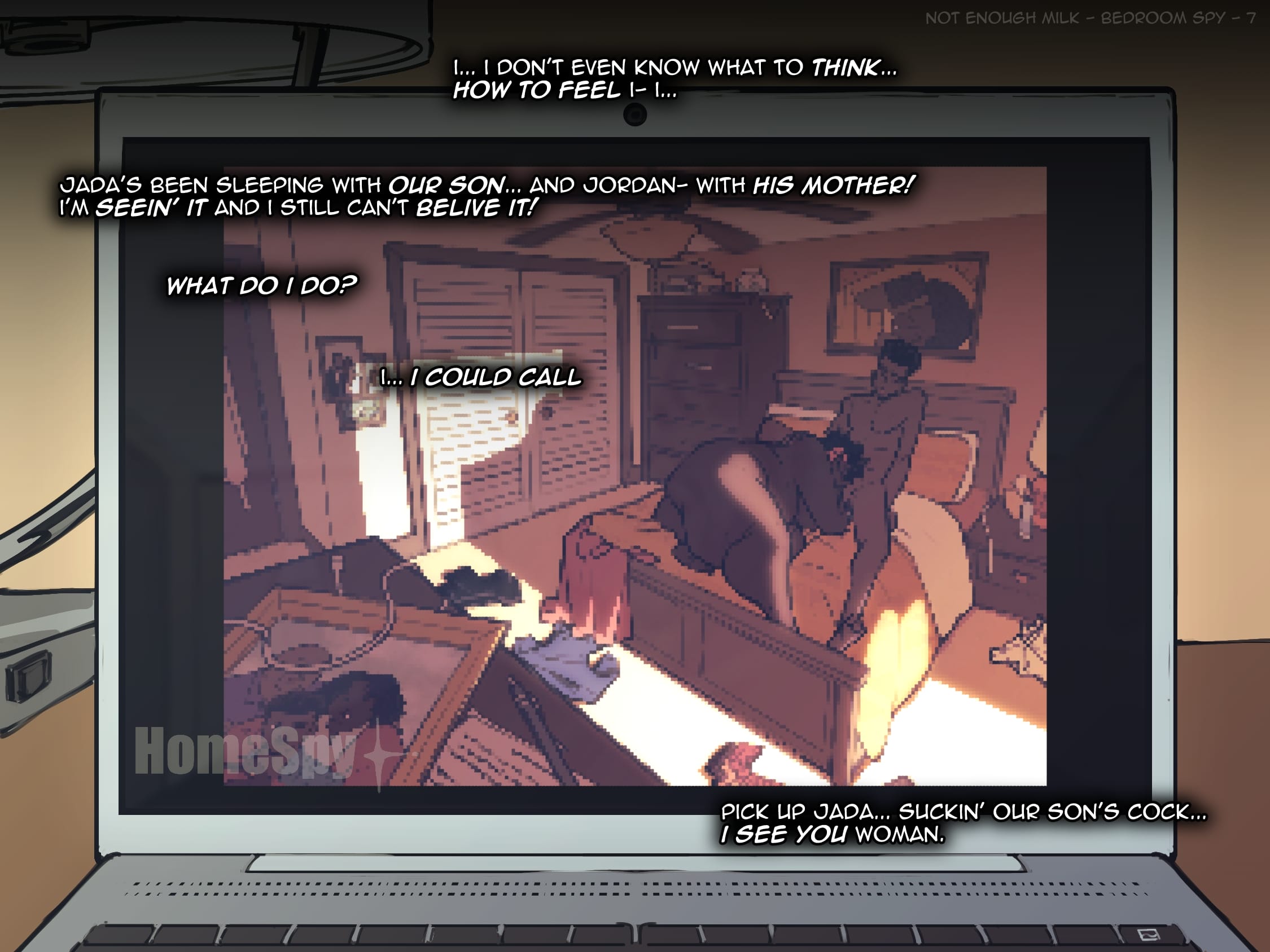 Bedroom Spy [NotEnoughMilk] Chapter 1 Page 7