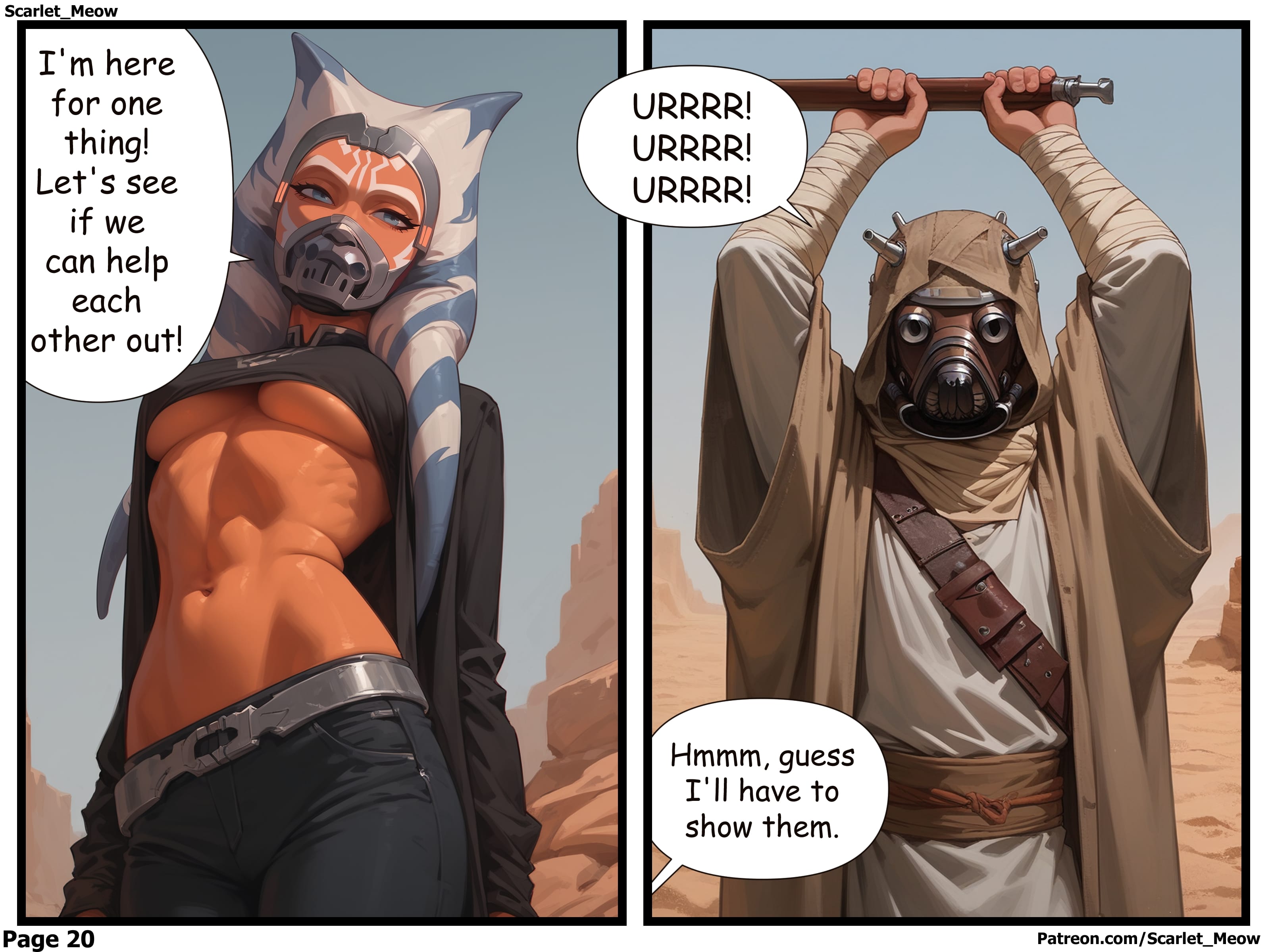 Desperation Leads To Desire (Star Wars) [Scarlet Meow] Chapter 1 Page 20