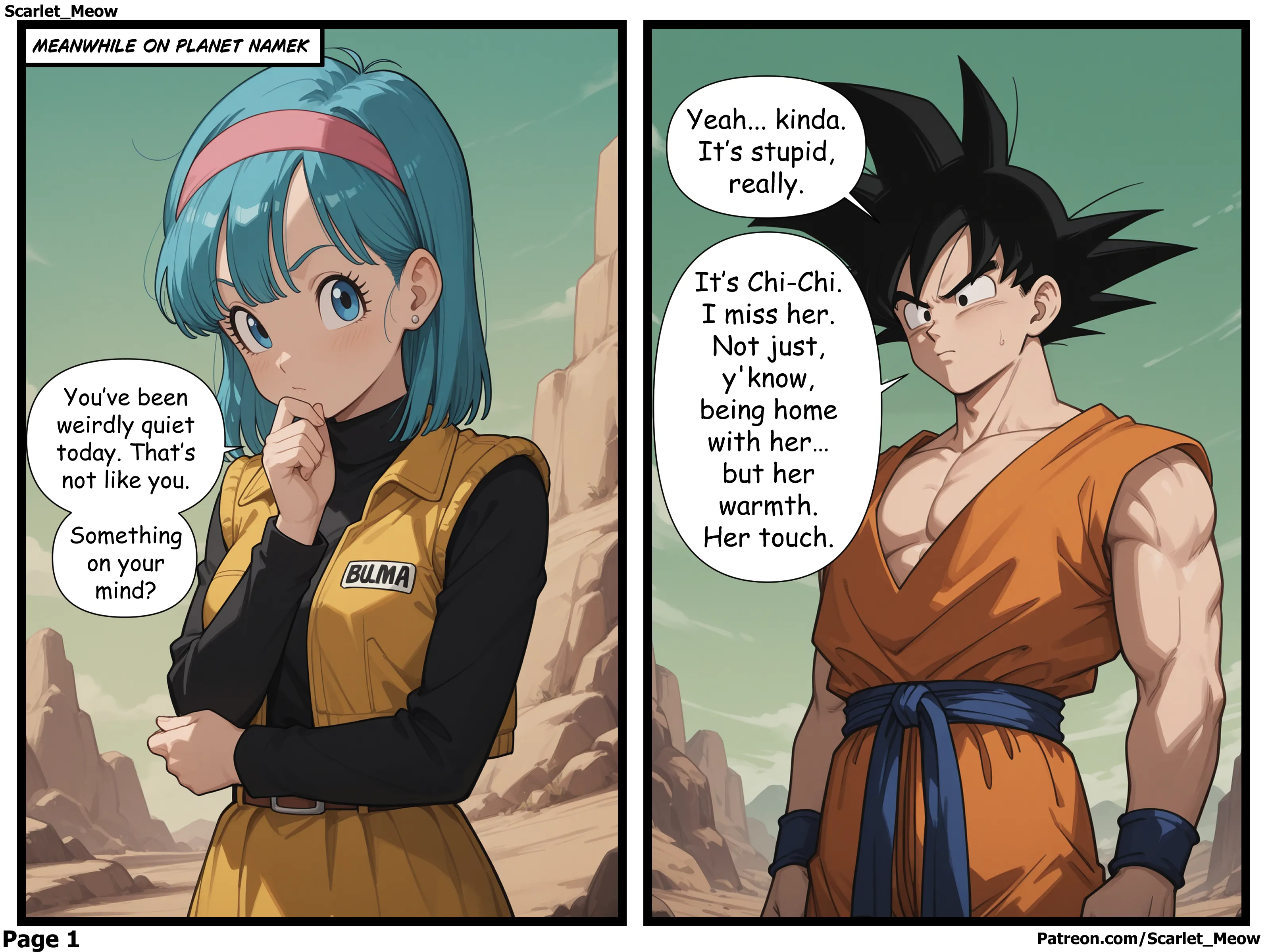 Goku’s Absence (Dragon Ball) [Scarlet Meow] Chapter 7 Page 2
