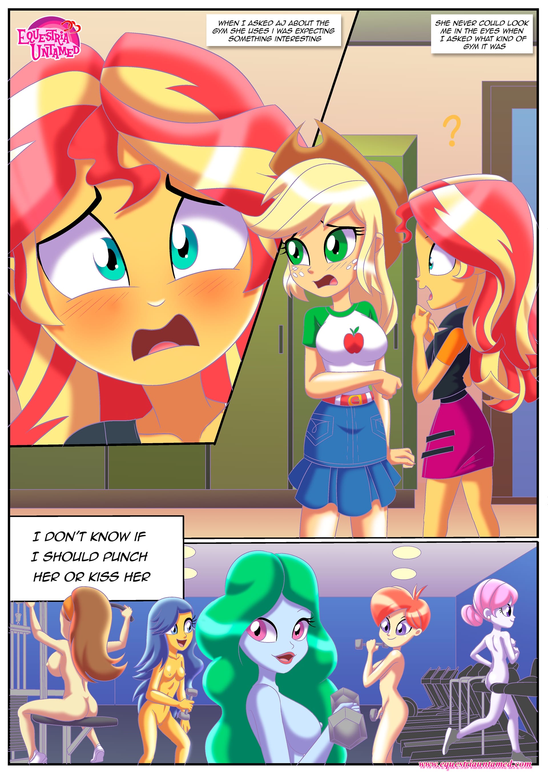 Sunset’s Steamy Workout (Equestria Girls) [PalComix] Chapter 1 Page 2