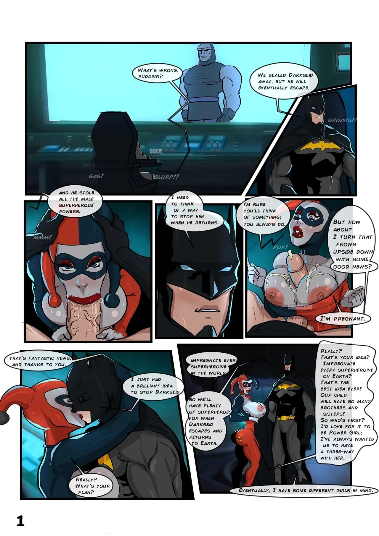 Batman impregnates the DC universe (Justice League) [Lasga Claven] Chapter 1 Page 2