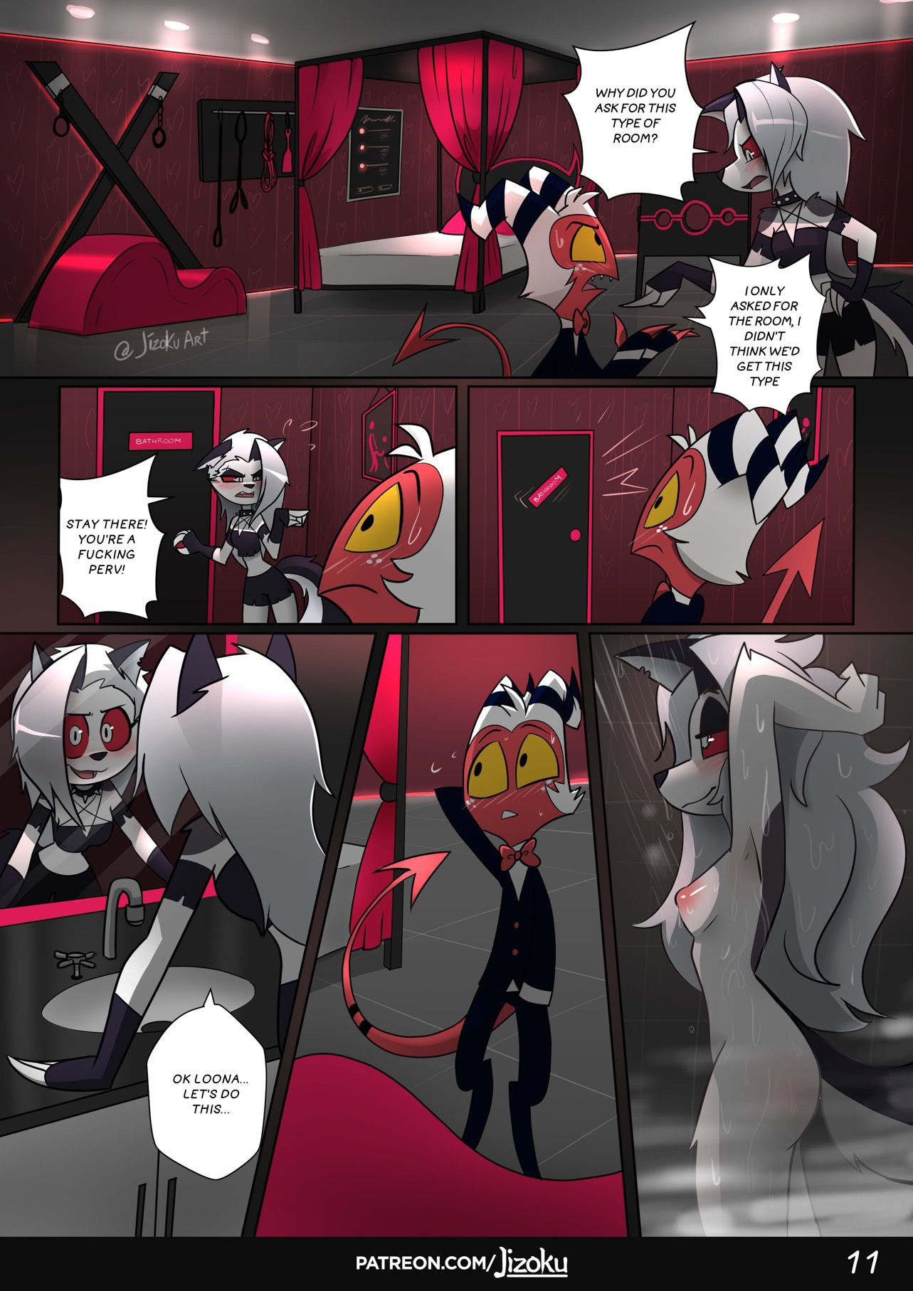A Night With Loona (Helluva Boss) [Jizoku] Chapter 1 Page 12