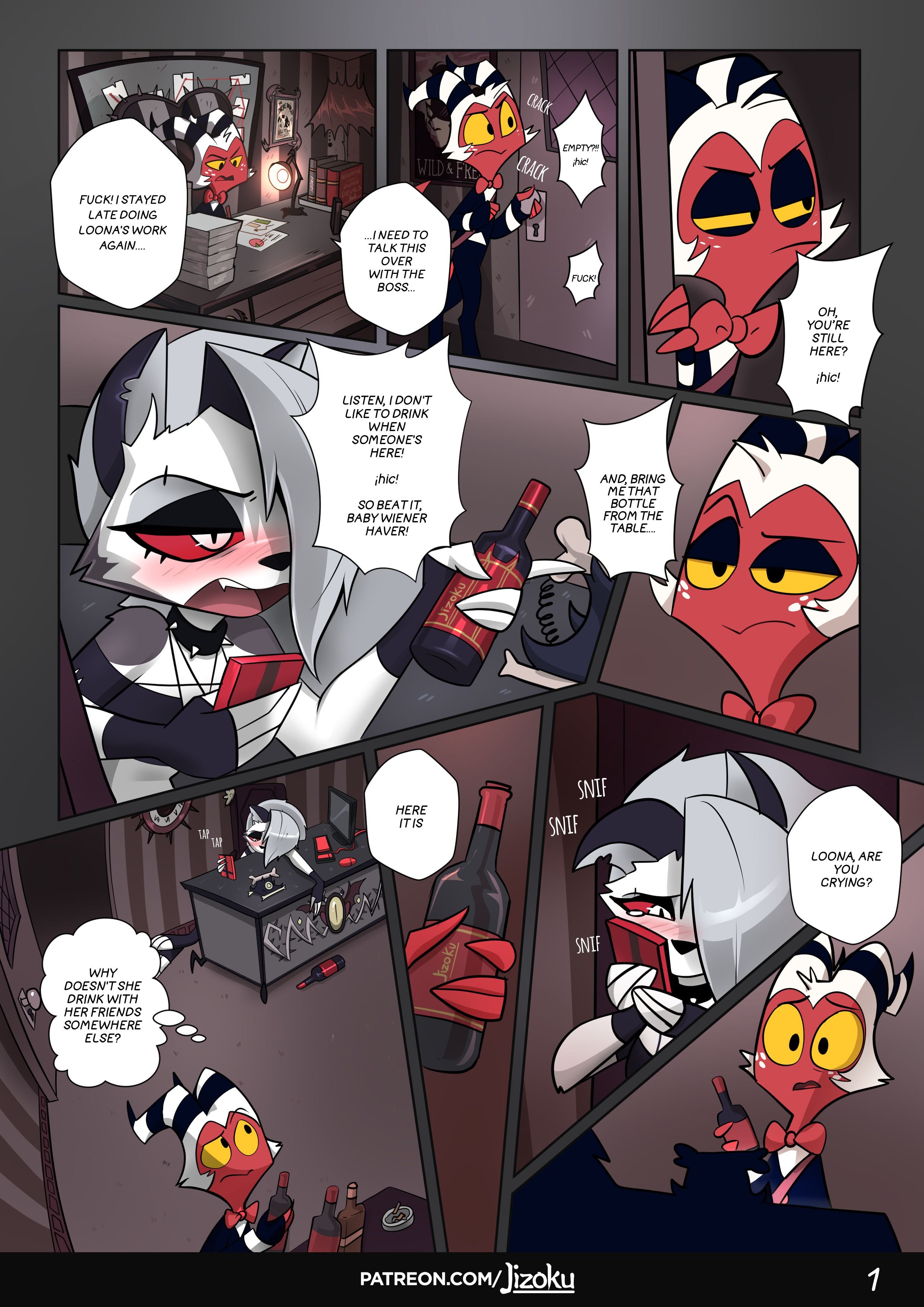 A Night With Loona (Helluva Boss) [Jizoku] Chapter 1 Page 2