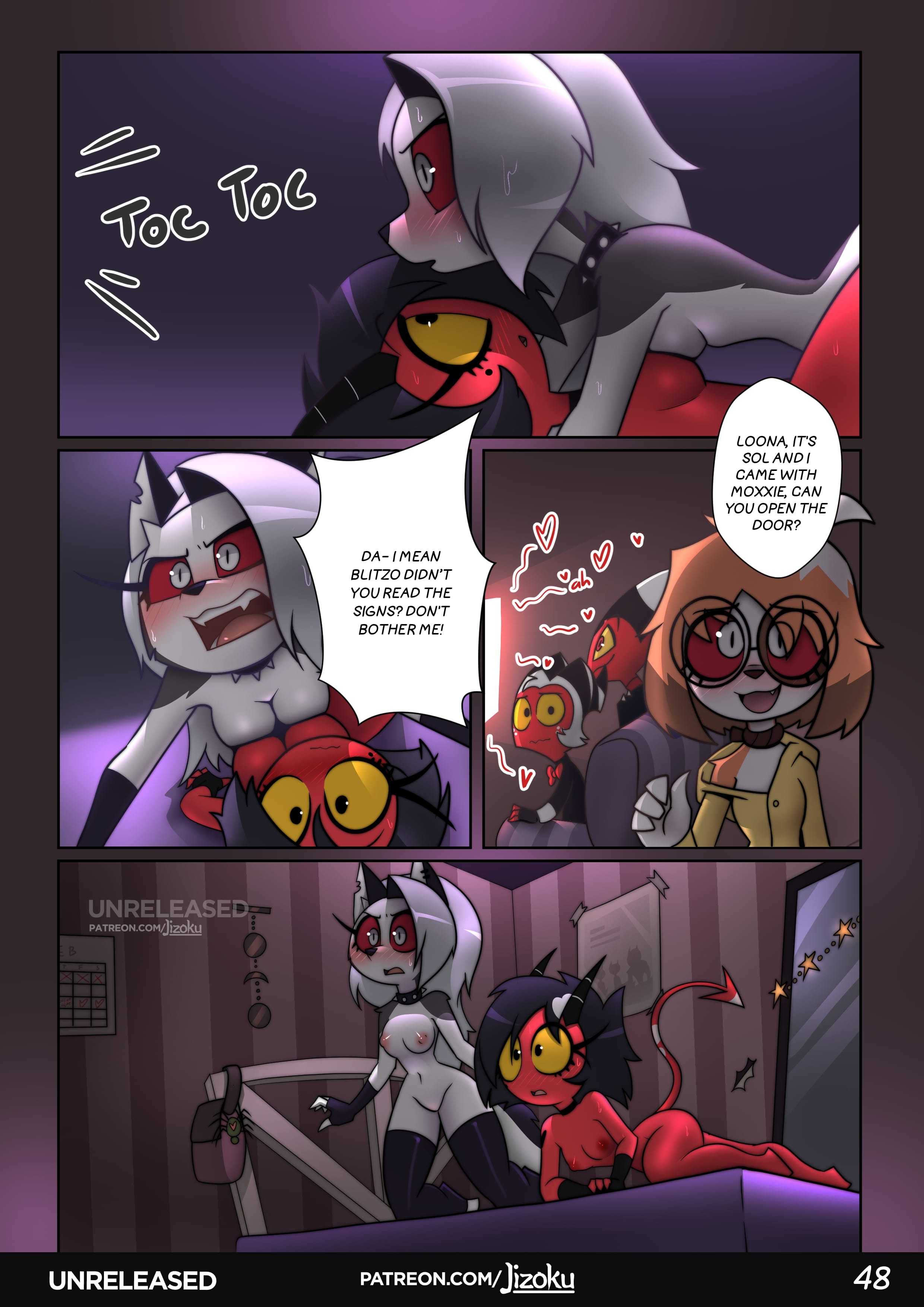 A Night With Loona (Helluva Boss) [Jizoku] Chapter 2 Page 49