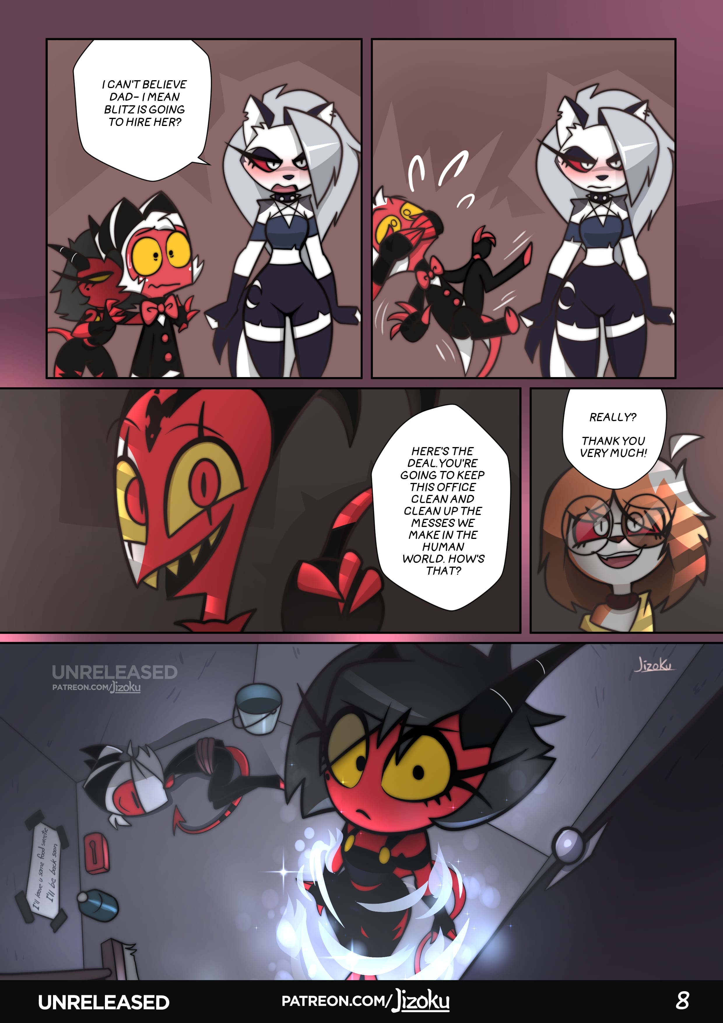 A Night With Loona (Helluva Boss) [Jizoku] Chapter 2 Page 9