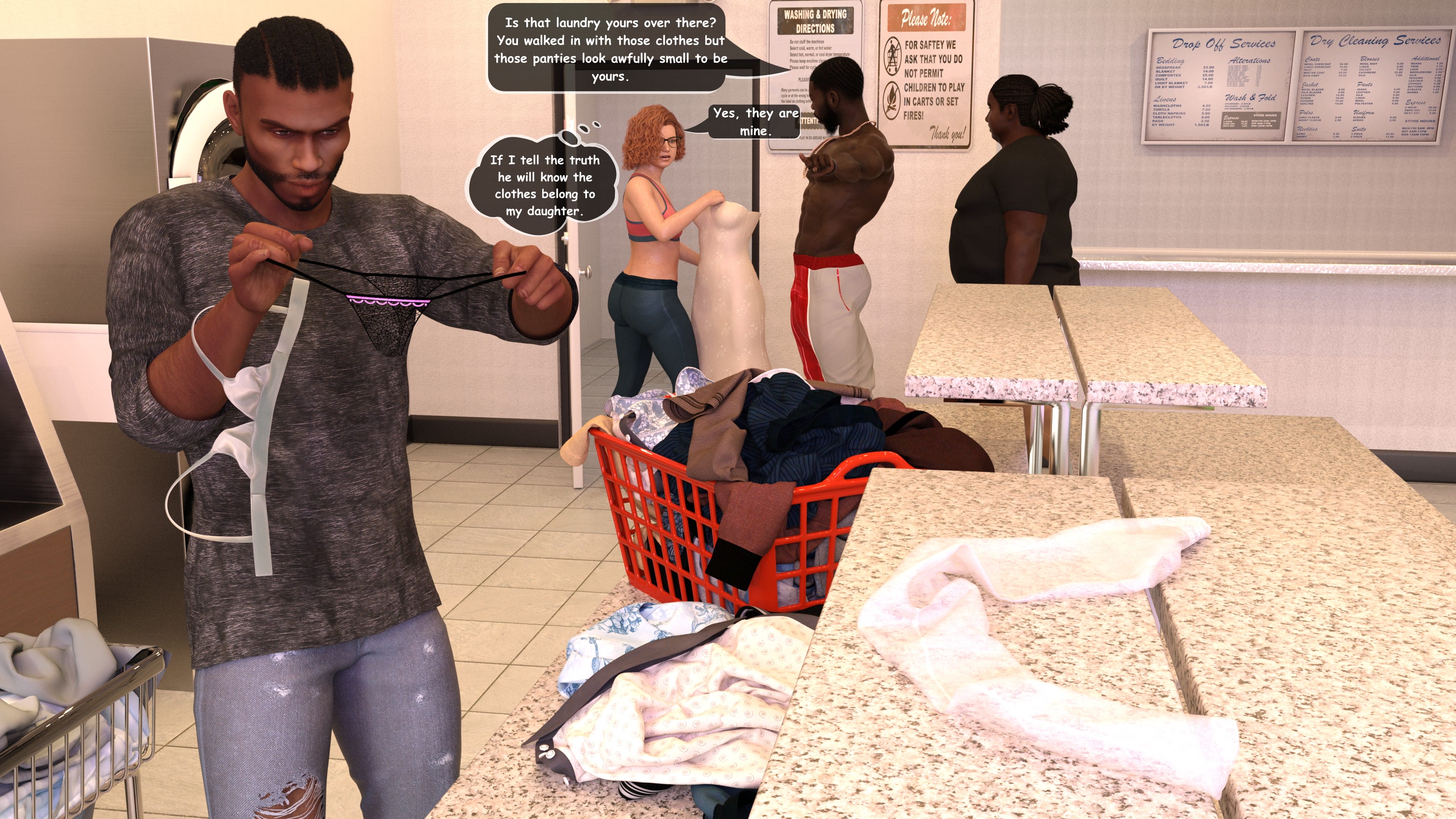 Laundry Day [Mature3DComics] Chapter 1 Page 5