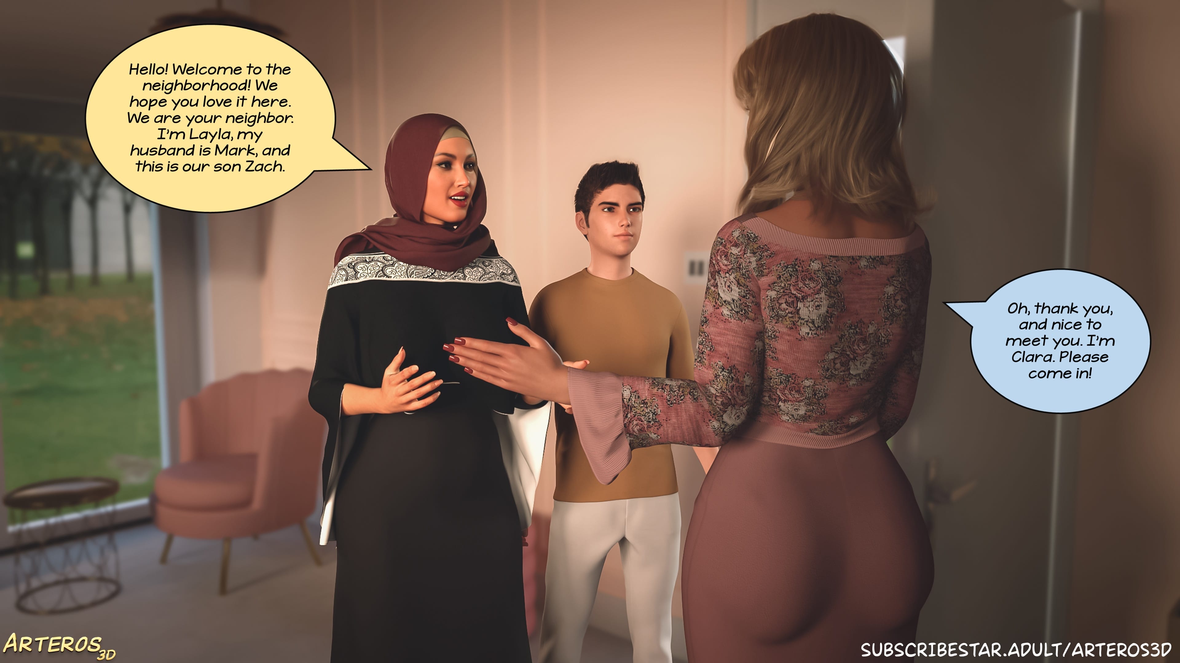 New Passion In Town [Arteros3D] Chapter 1 Page 3