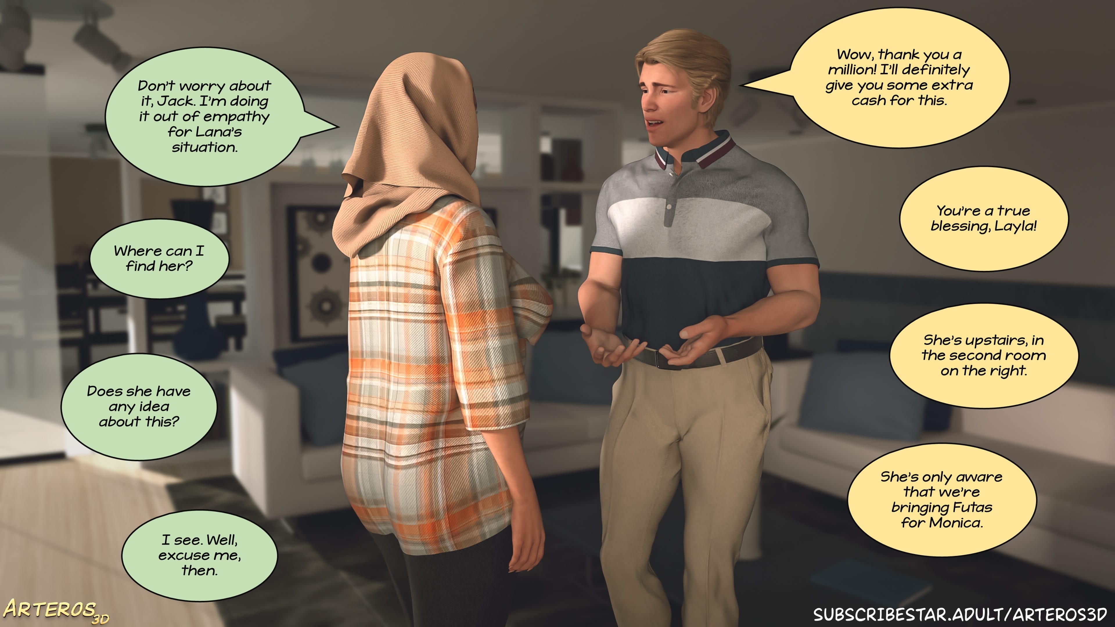 New Passion In Town [Arteros3D] Chapter 2 Page 15