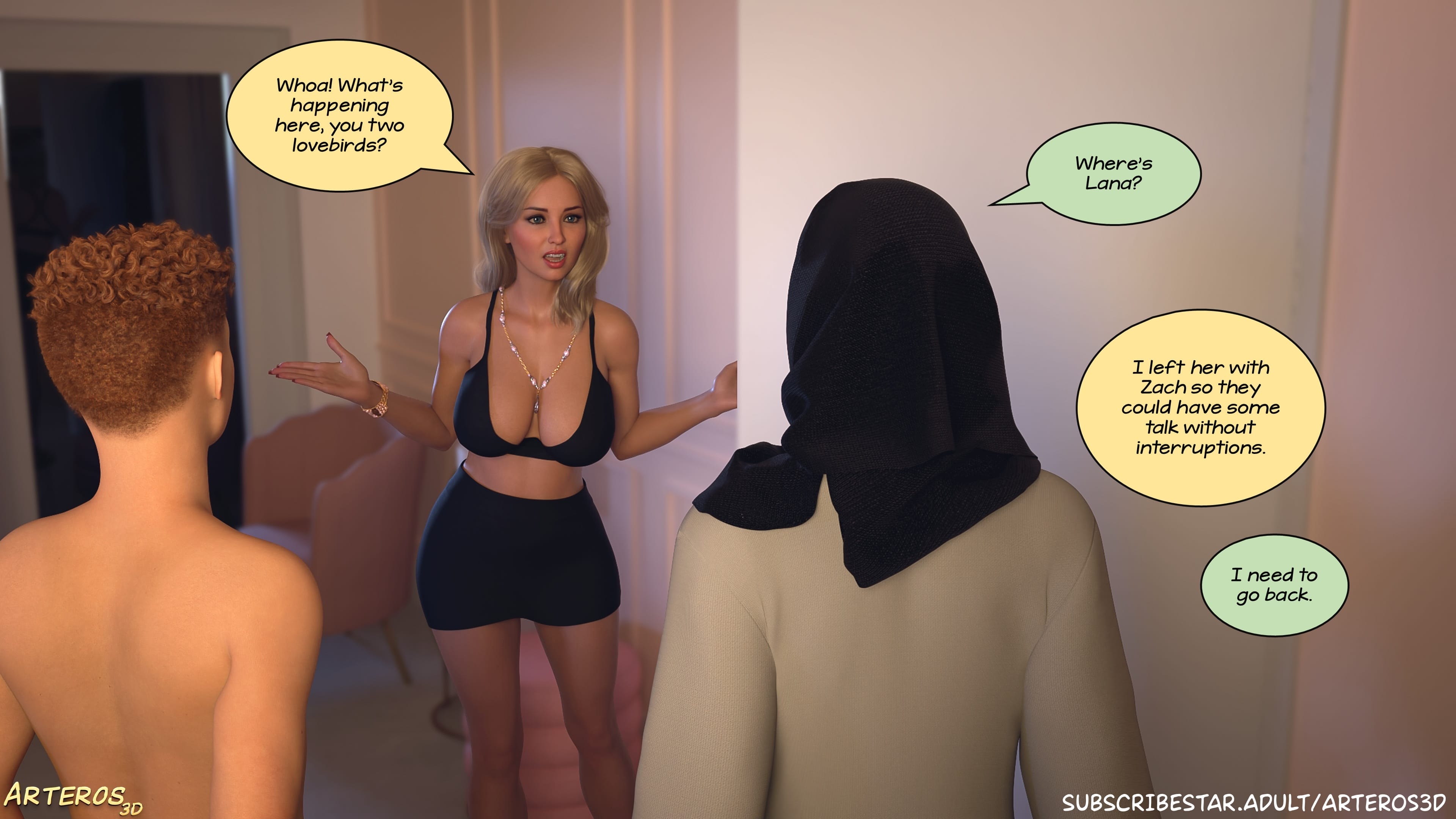 New Passion In Town [Arteros3D] Chapter 2 Page 349
