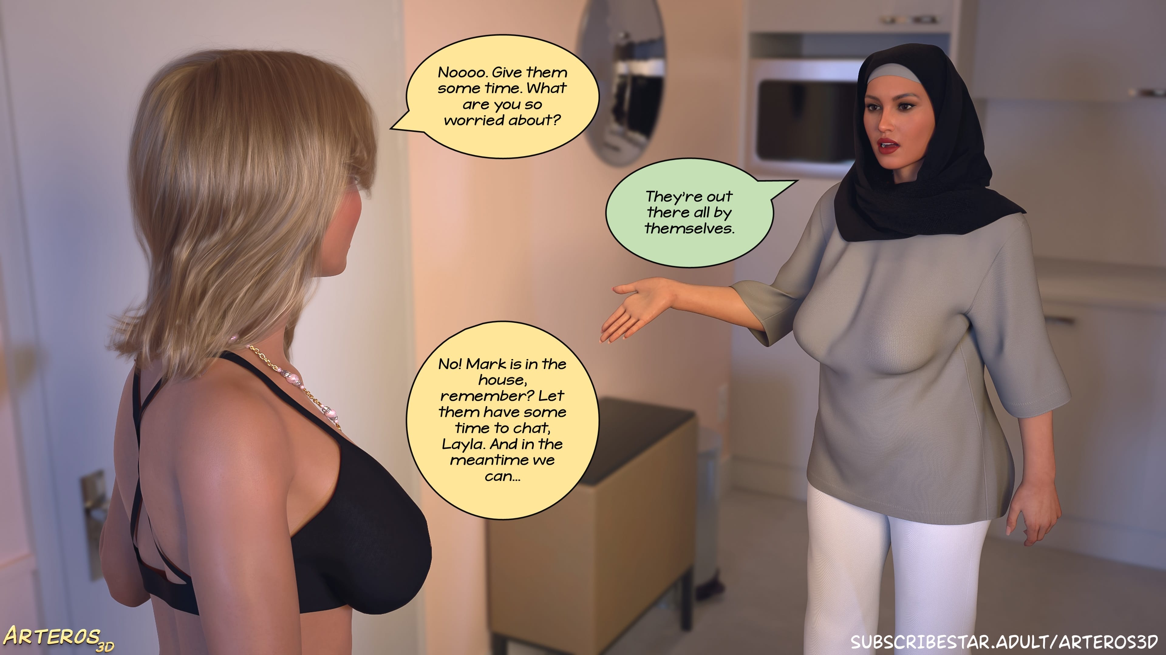 New Passion In Town [Arteros3D] Chapter 2 Page 350