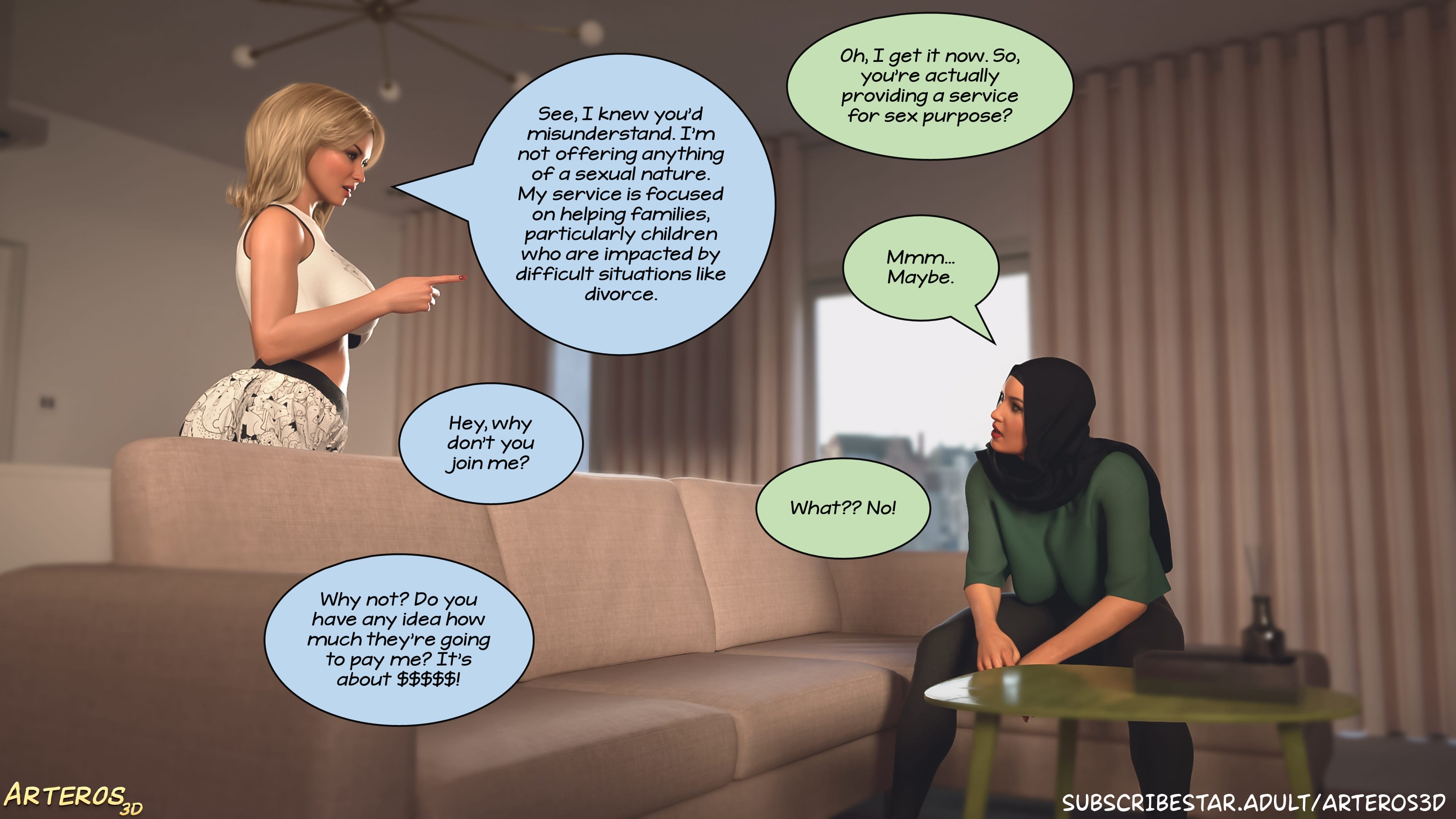 New Passion In Town [Arteros3D] Chapter 2 Page 8