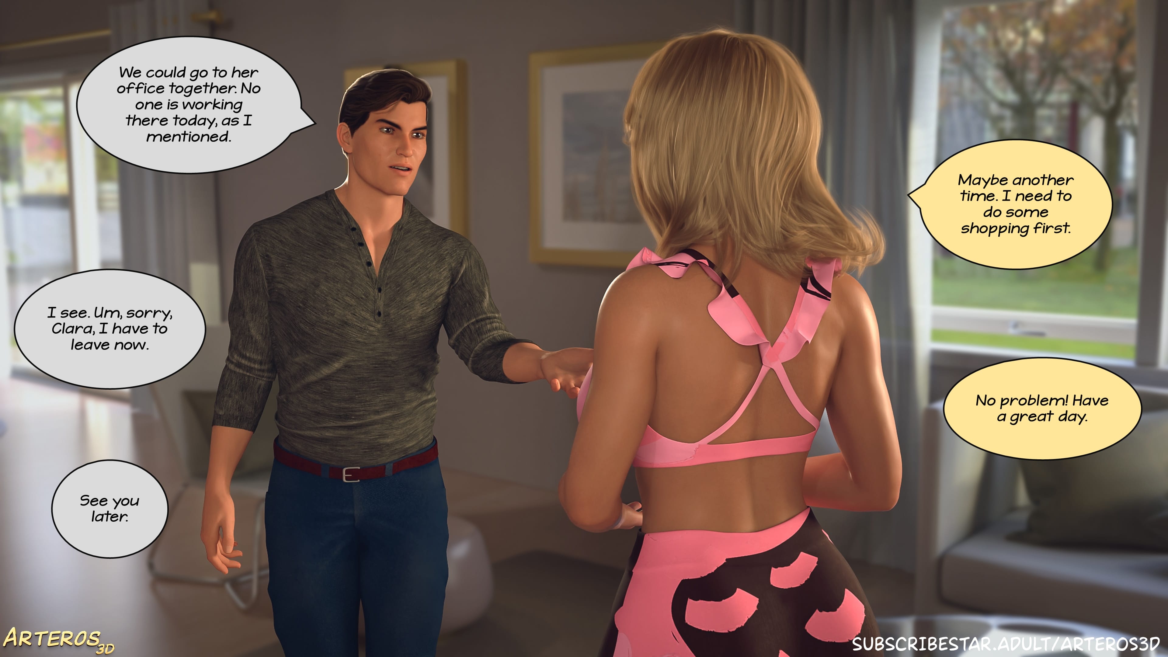 New Passion In Town [Arteros3D] Chapter 3 Page 5